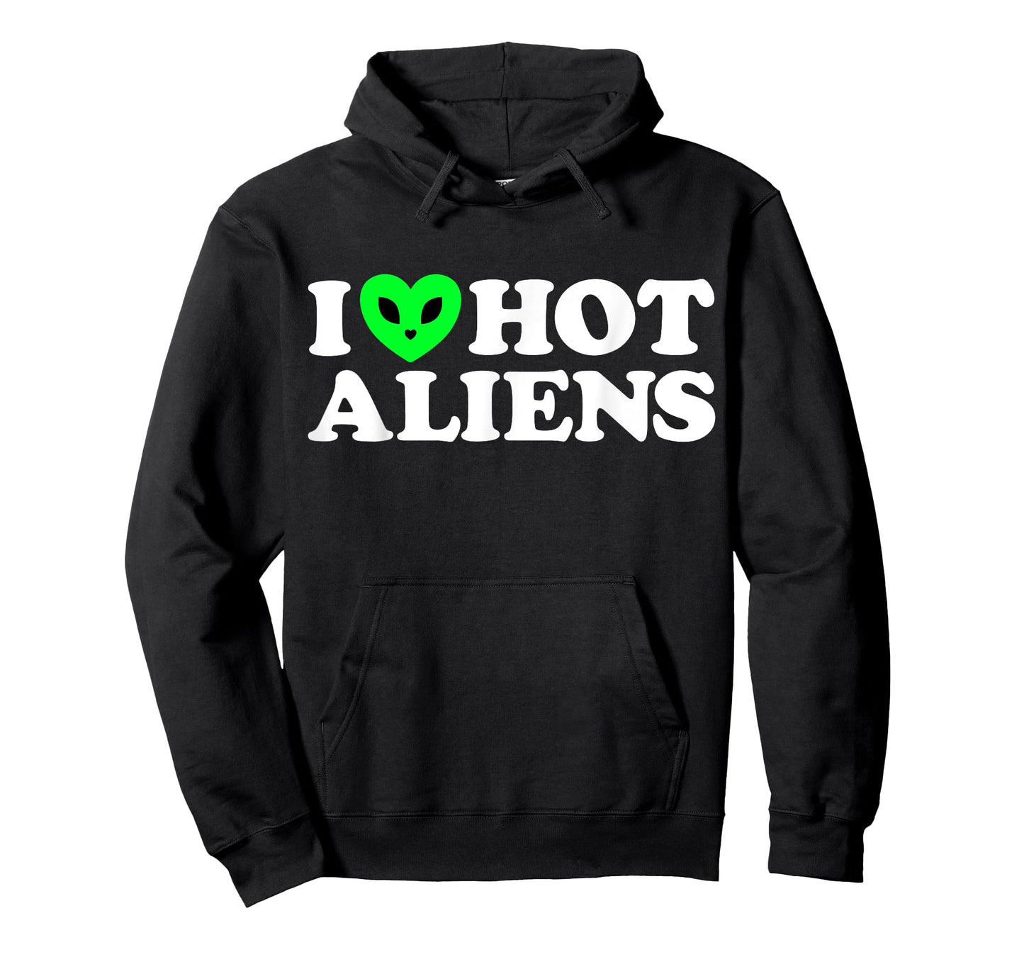 I Love Hot Aliens Funny Extraterrestrial SciFi ET Space UFO T-Shirt