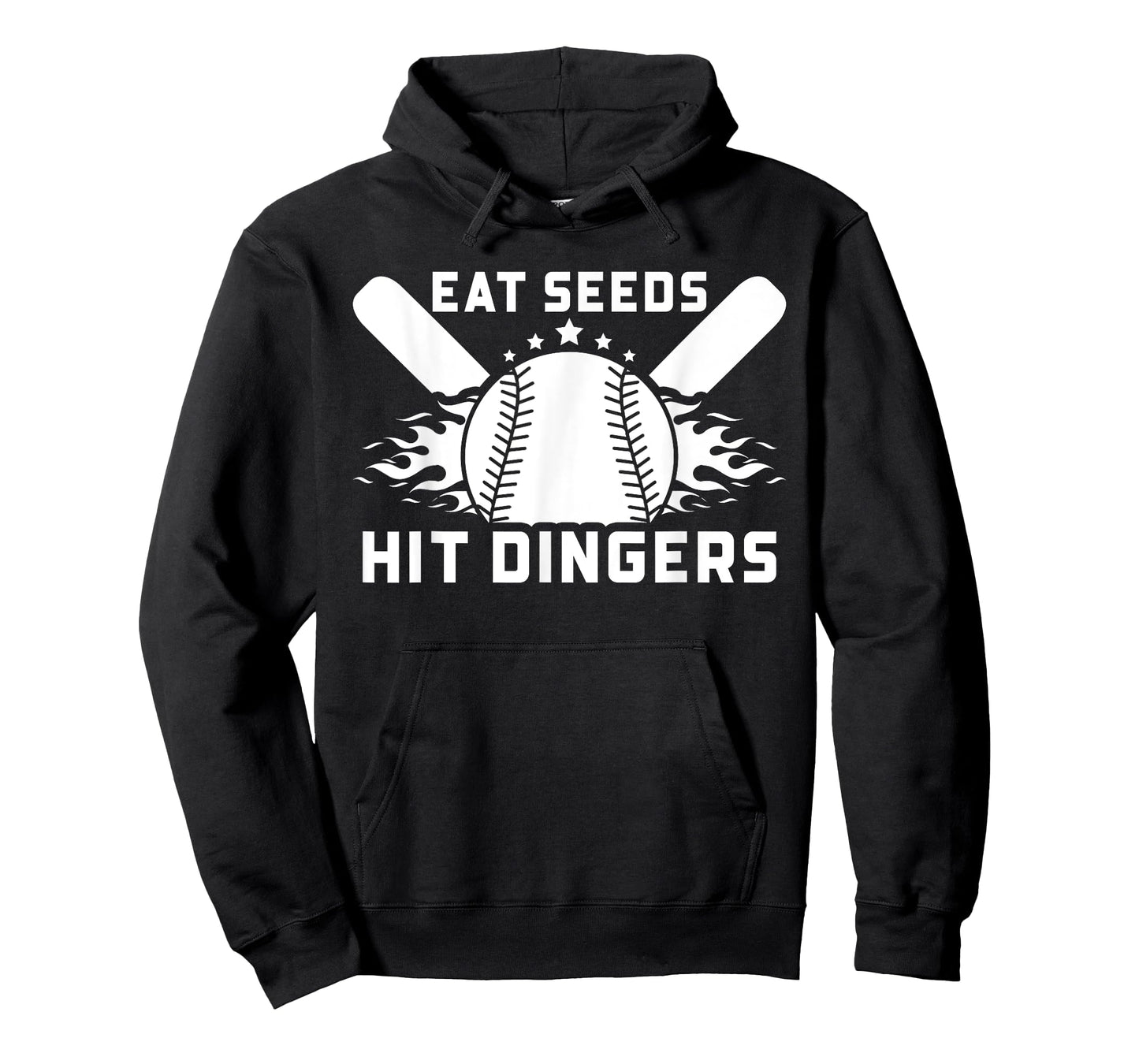 Funny Baseball Softball Sayings Eat Seeds Hit Dingers T-Shirt