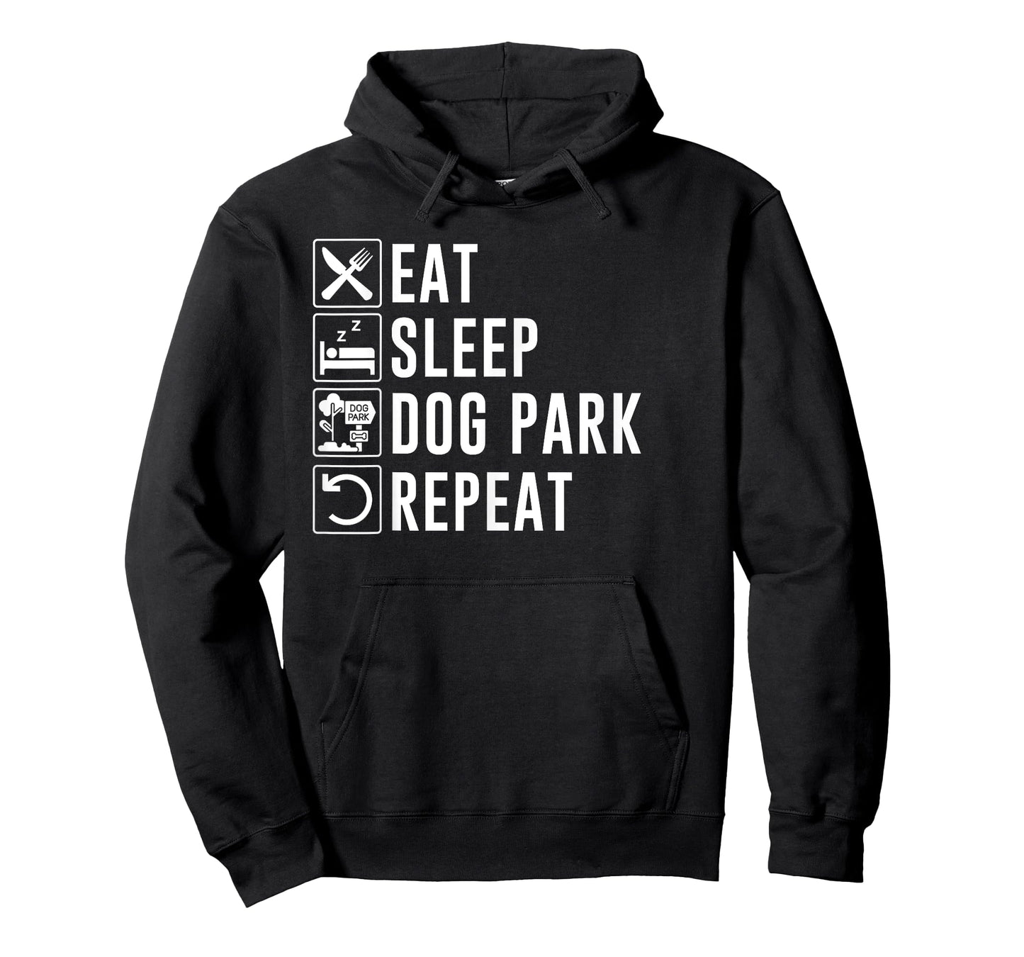 Eat Sleep Dog Park Repeat, Funny Dog Lovers, Funny Pet Dog T-Shirt
