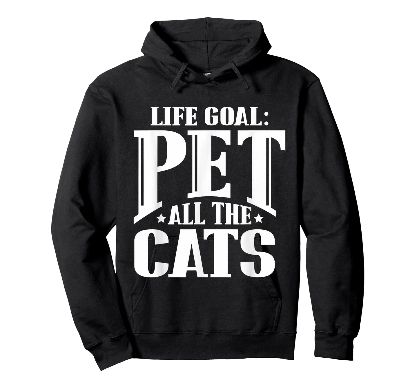 Life Goal Pet All The Cats Funny Cat Lover T Shirt T-Shirt for Men Women Girls Kids