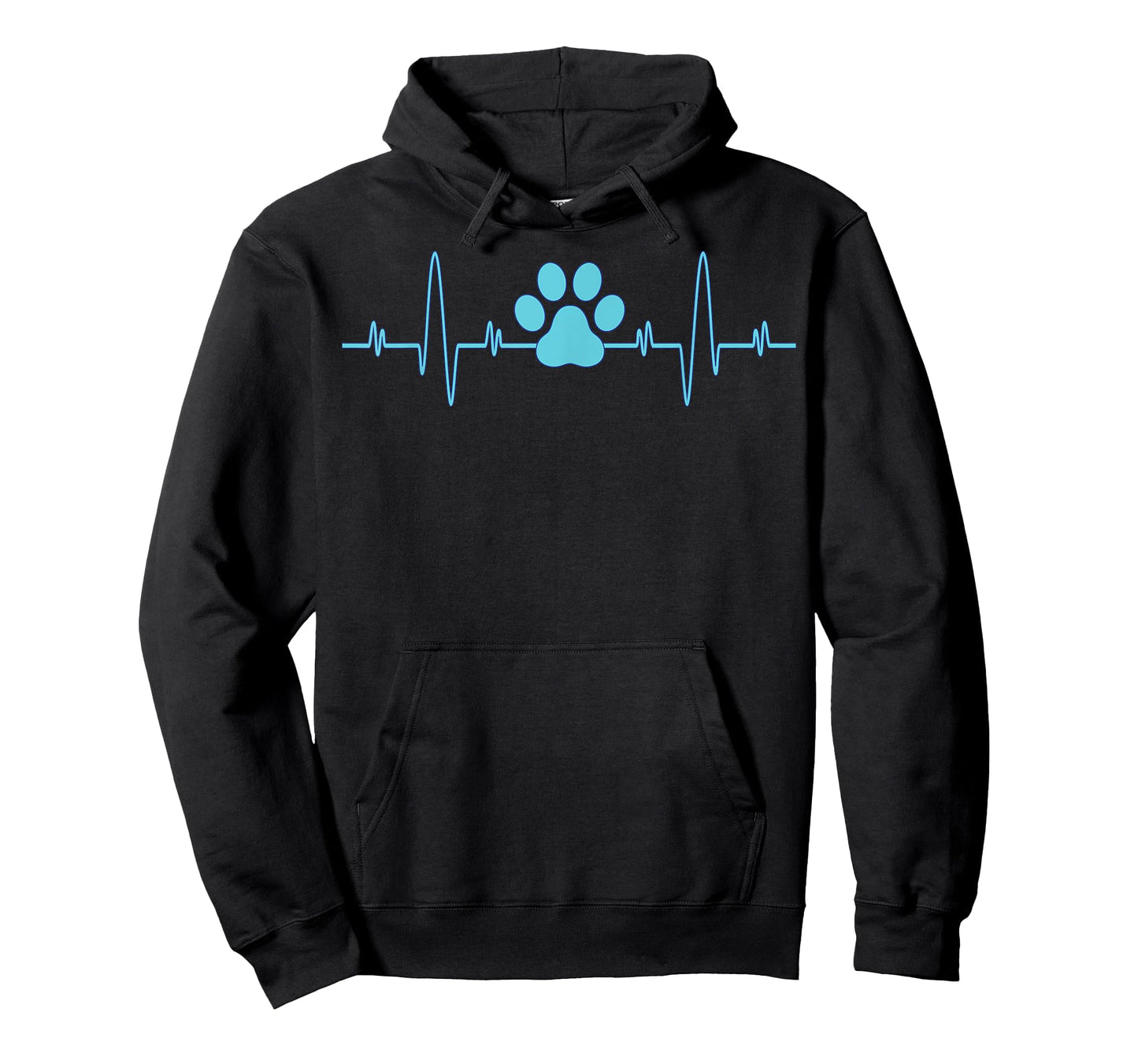 Cute Paw Print Heartbeat Dog Lovers Veterinarian Gifts T-Shirt