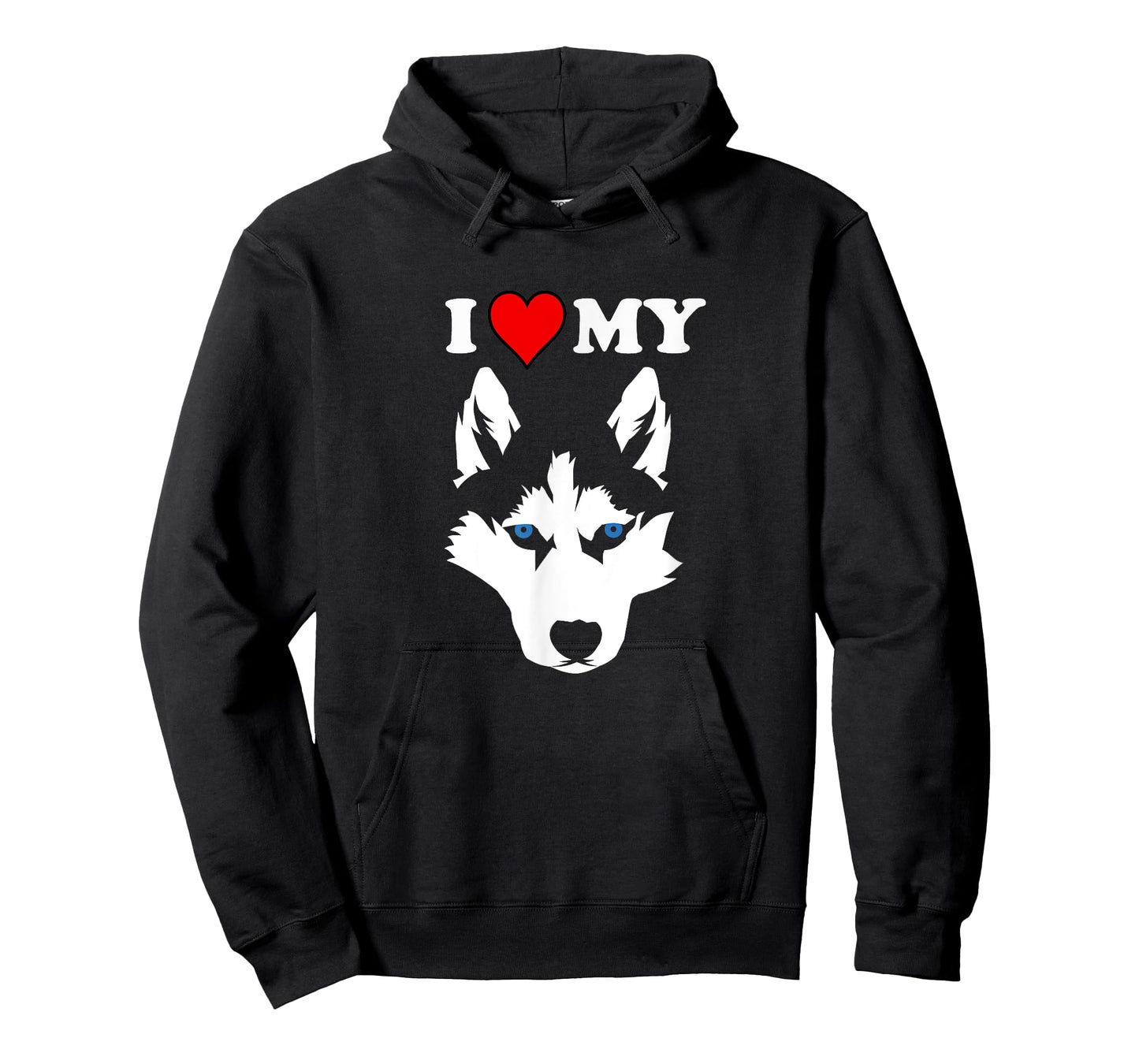 Funny Malamute Huskies Dog Owner Wolf I love My Husky Men Women Girls Kids T-Shirt