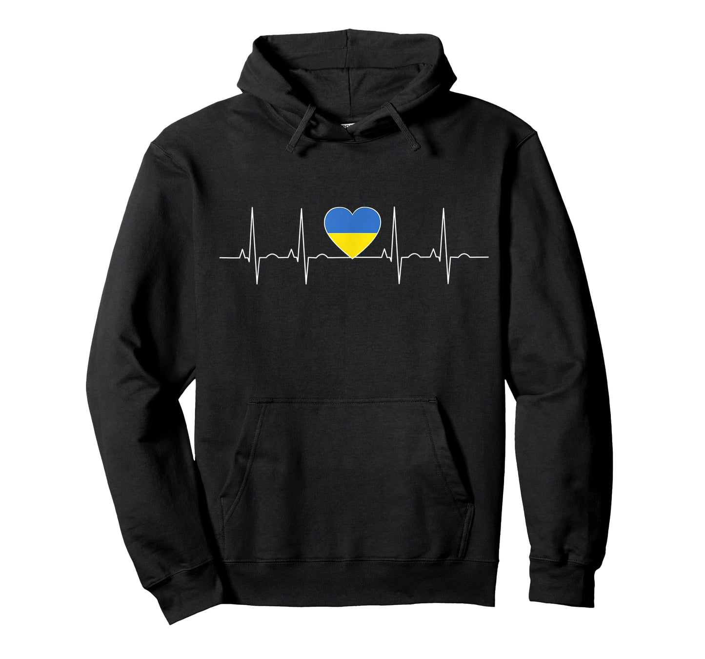 Ukraine Flag Heartbeat It is in my DNA Gift for Ukrainians T-Shirt