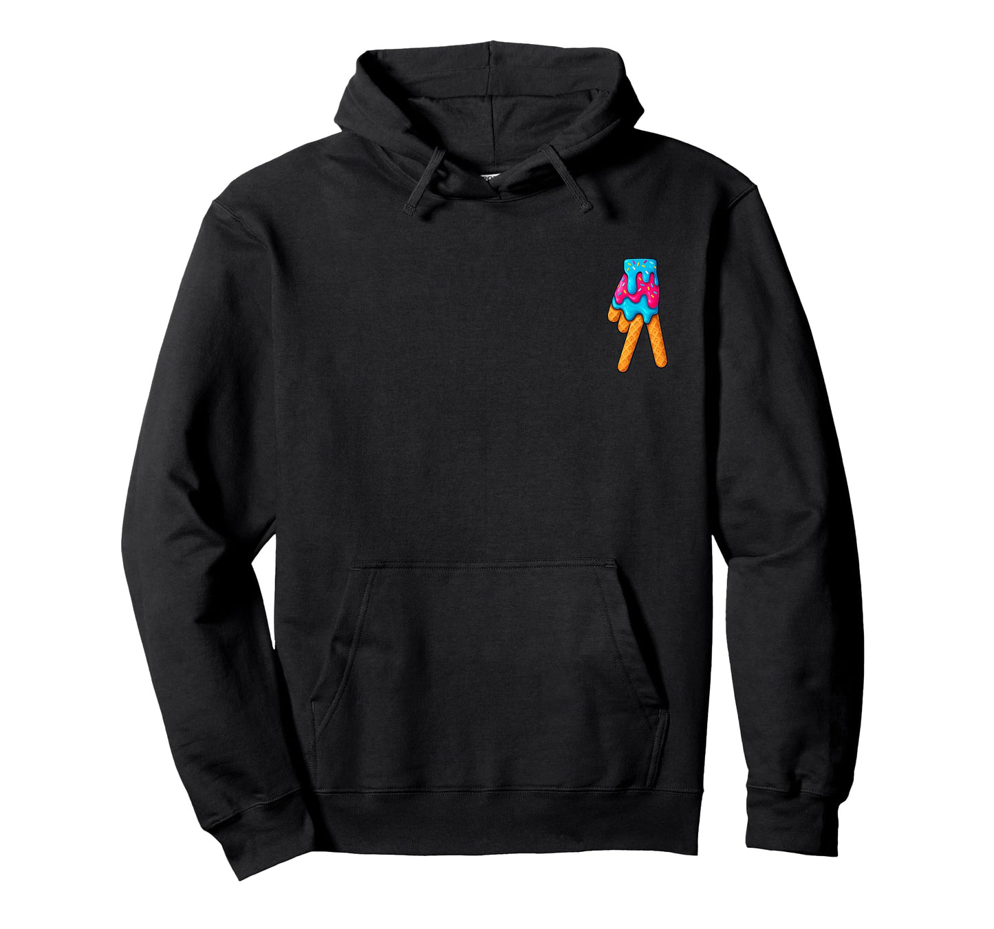 Baseball Ice Cream Drip Boys Home Plate Glove Respect Drip T-Shirt