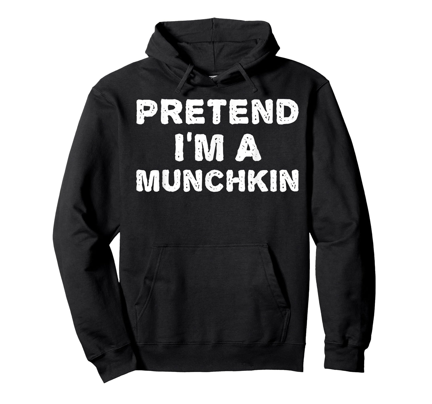 Pretend I'm A Munchkin Funny Halloween DIY Costume T-Shirt Small