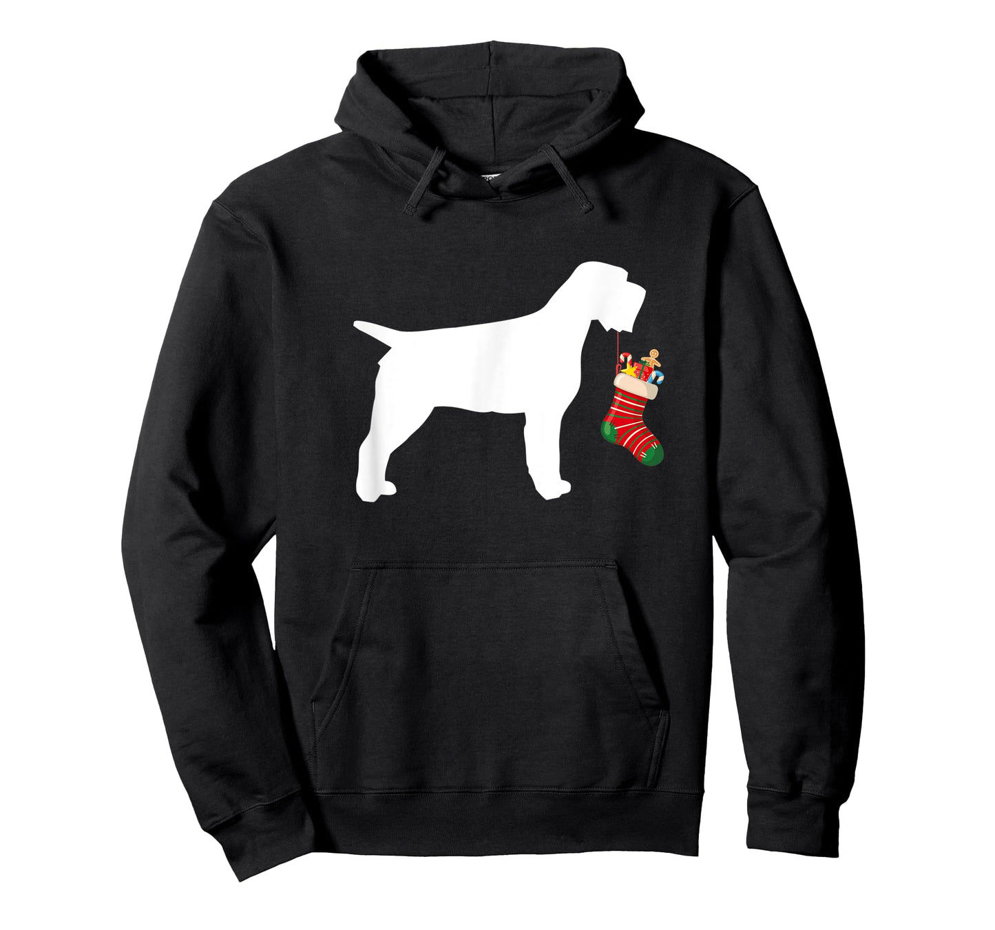 Wirehaired Pointing Griffon Christmas Stocking Stuffer Dog Men Women Kids T-Shirt