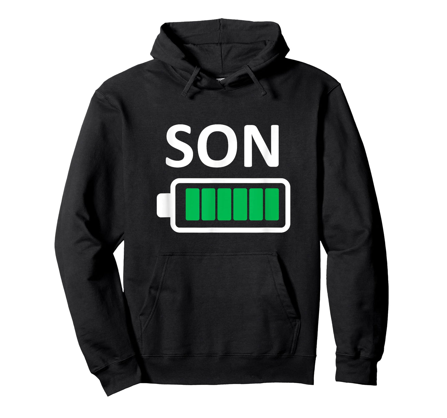 Funny Nerdy Family Son Full Battery Never Tired Geek T-Shirt