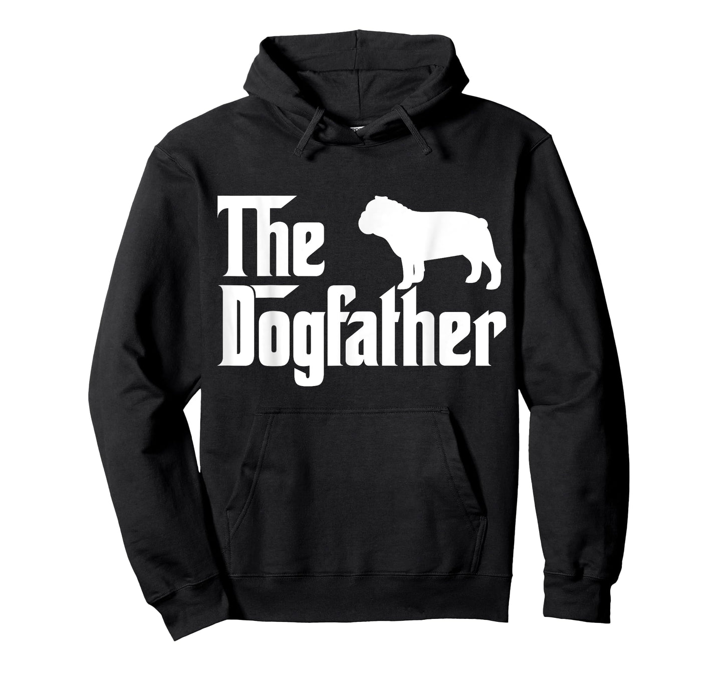 The Dogfather Bulldog T-Shirt Funny Father Dog Lover