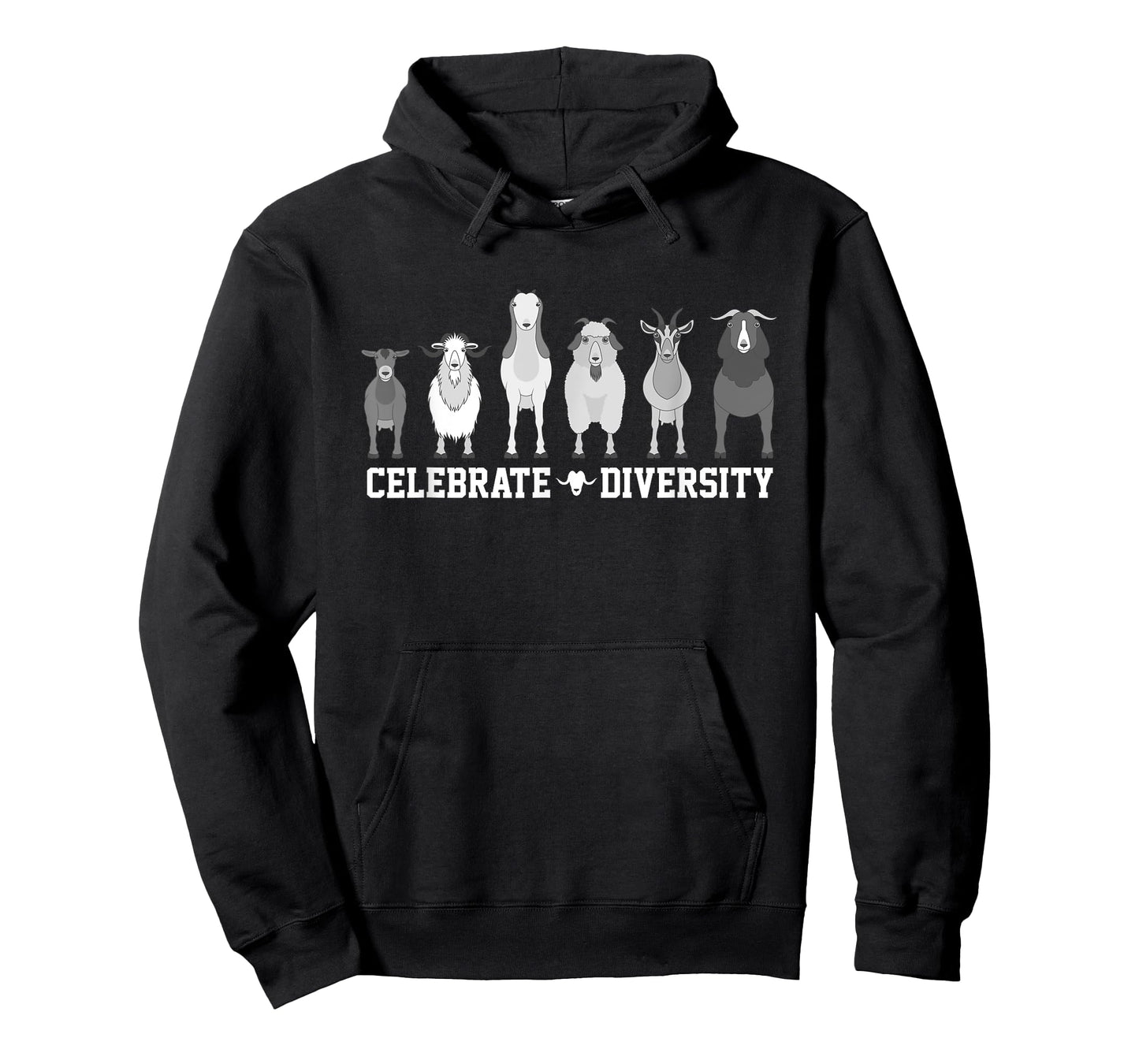 Celebrate Diversity Goats Funny Pet Goat Animal Lovers Gift T-Shirt