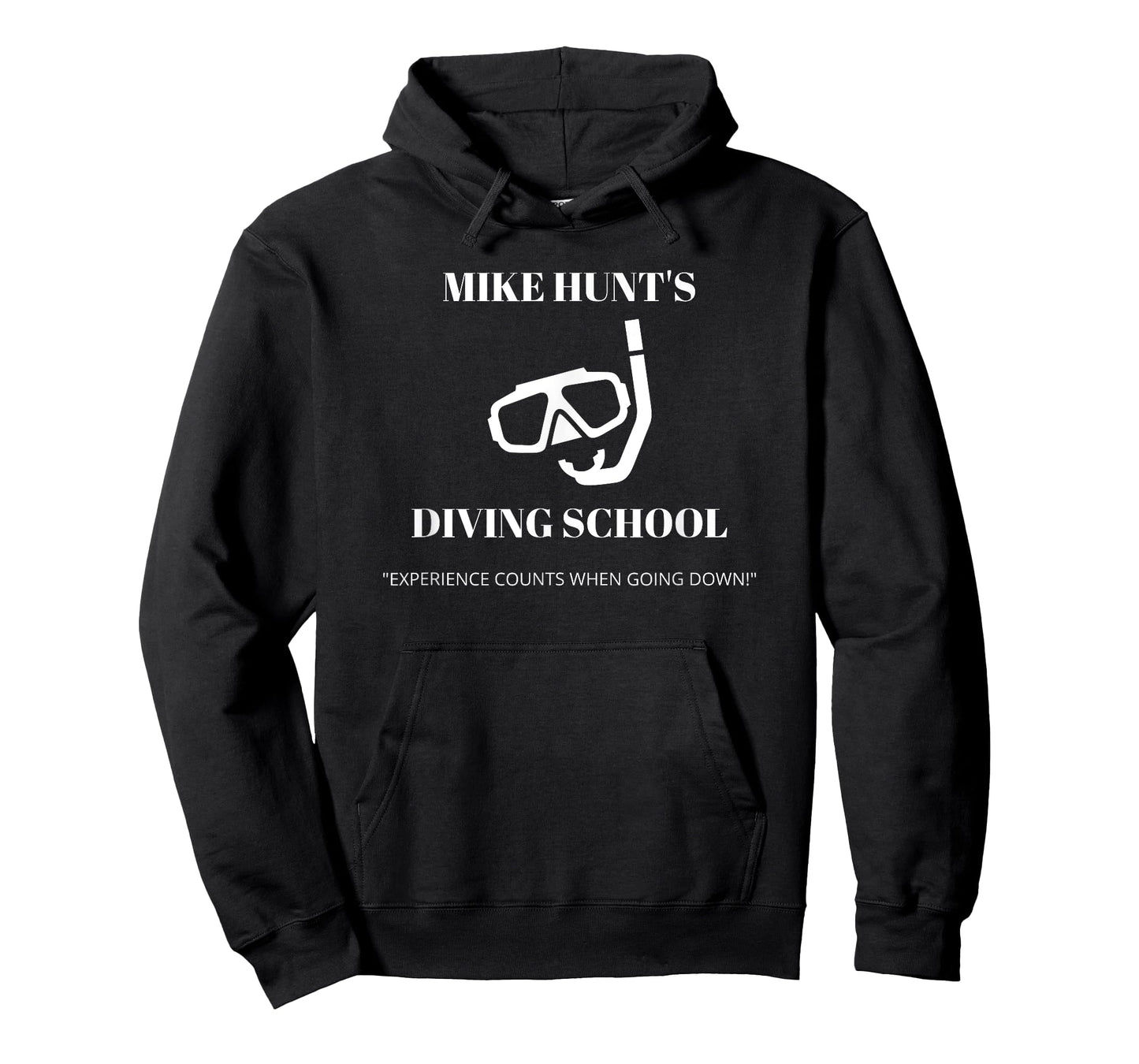 "Mike Hunt's Diving School" Funny Scuba Diving T-Shirt T-Shirt