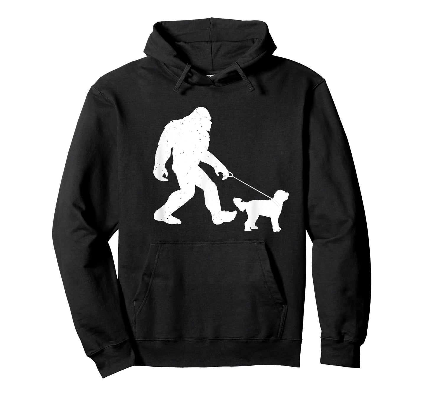Bigfoot Walking Goldendoodle Dog The Dood Doodle Mom Funny T-Shirt