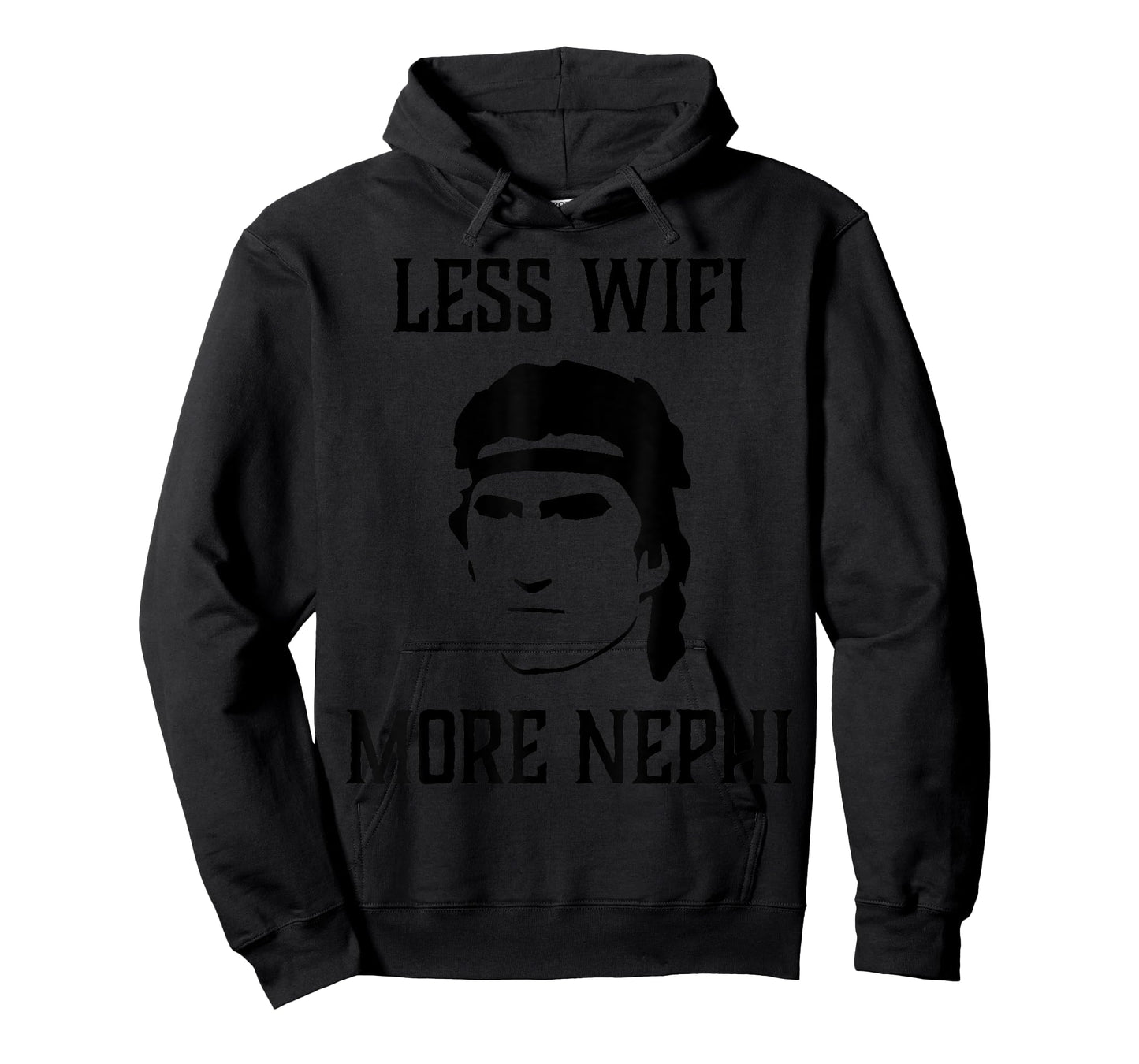 Less WiFi More Nephi LDS Funny Memes & Missionary Gift T-Shirt Small