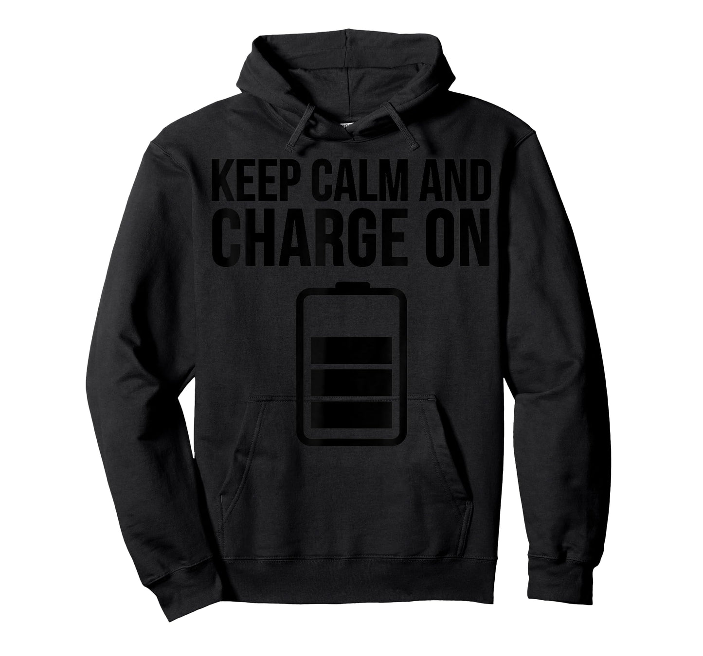 Electrician Funny - Keep Calm And Charge On T-Shirt