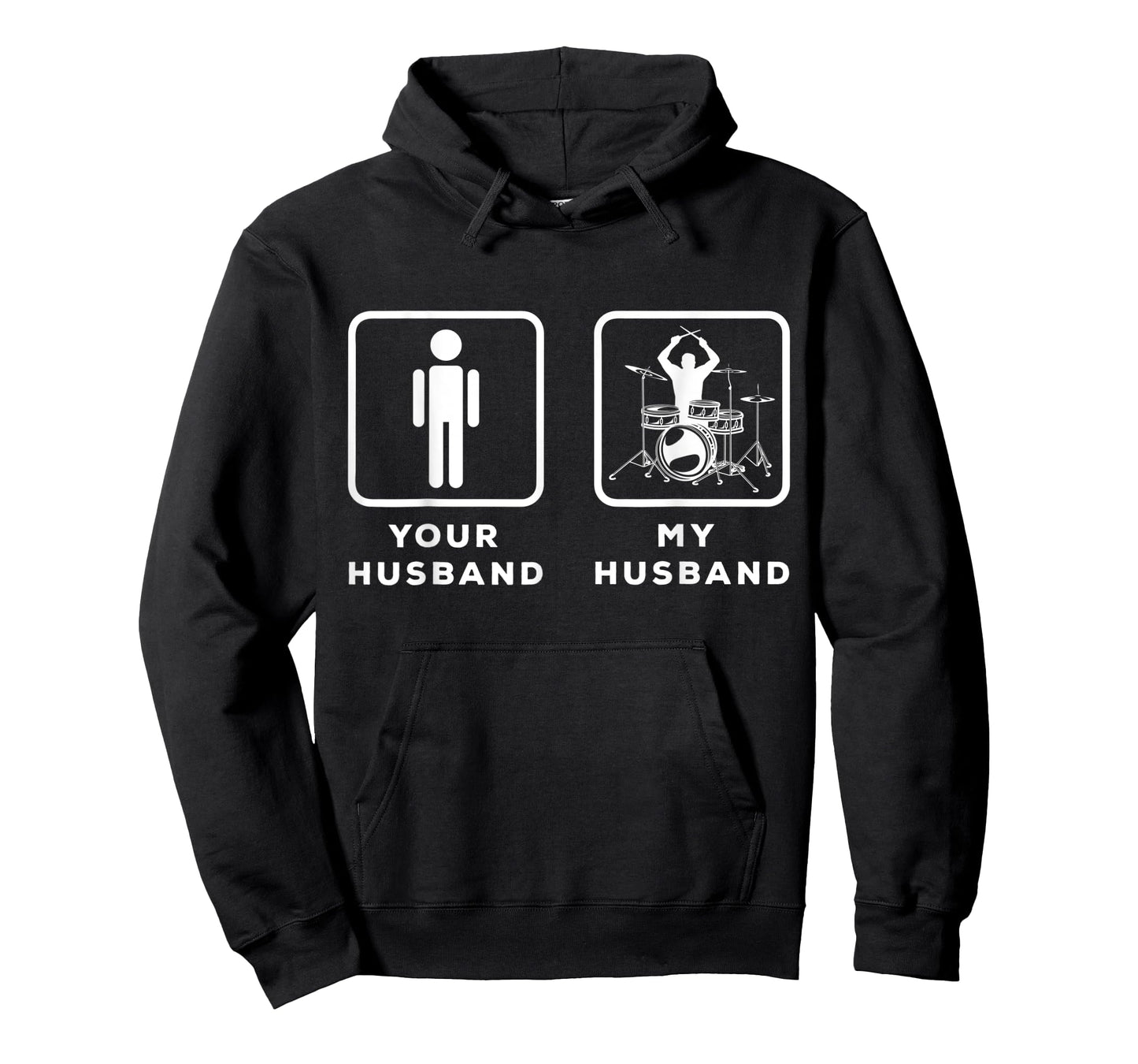 Your Husband My Husband Funny Drumming Lover Spouse Wife T-Shirt