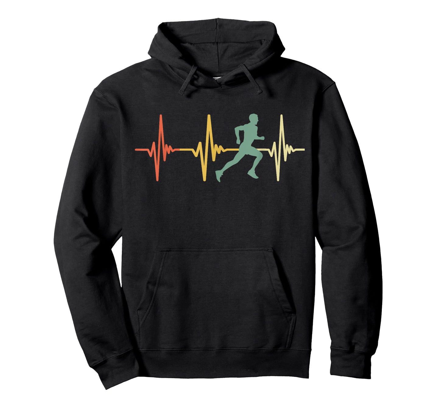Cross Country Shirt Retro Heartbeat Running Runner T-Shirt