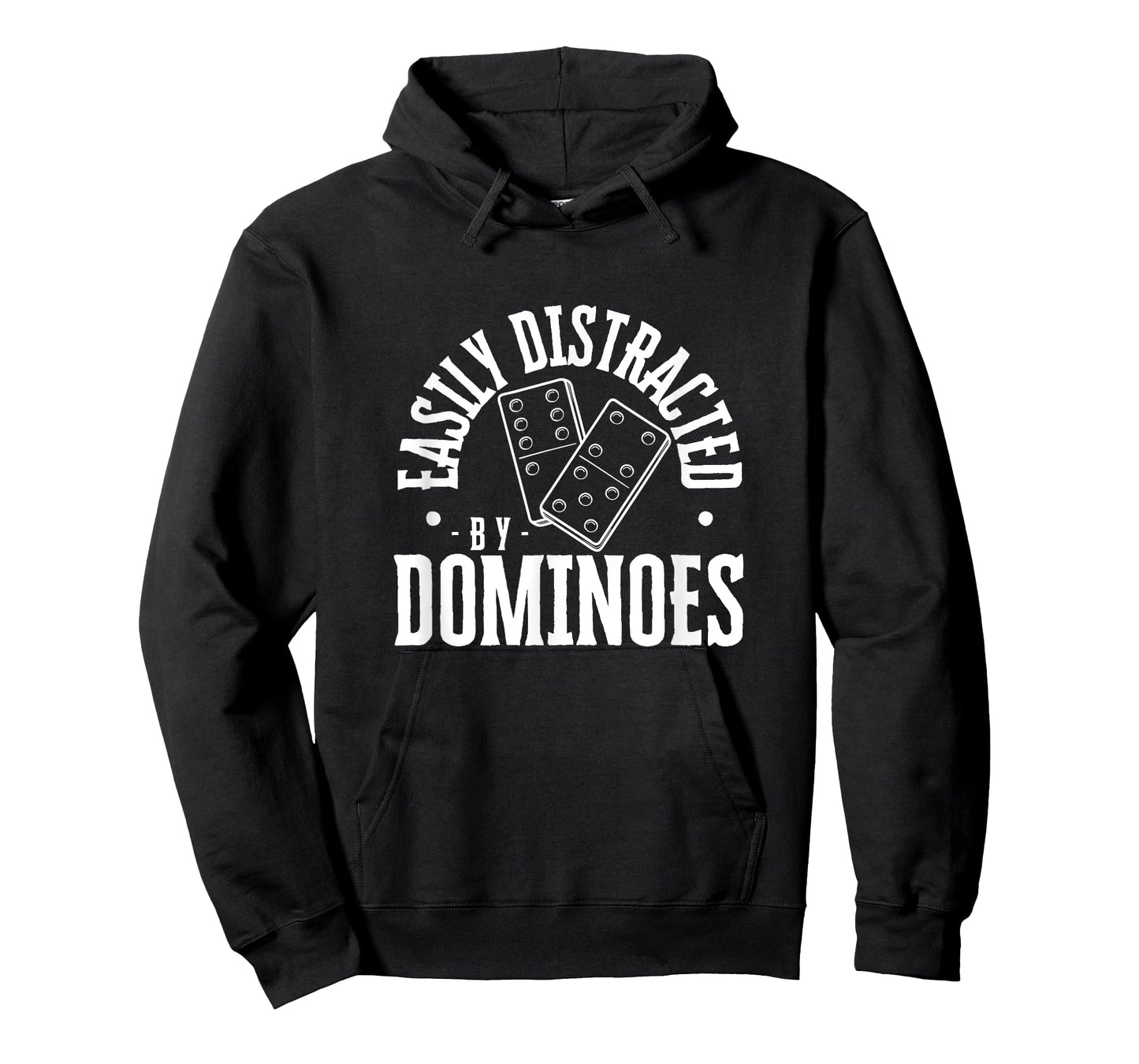 Easily Distracted by Dominoes Funny Domino Player T-Shirt