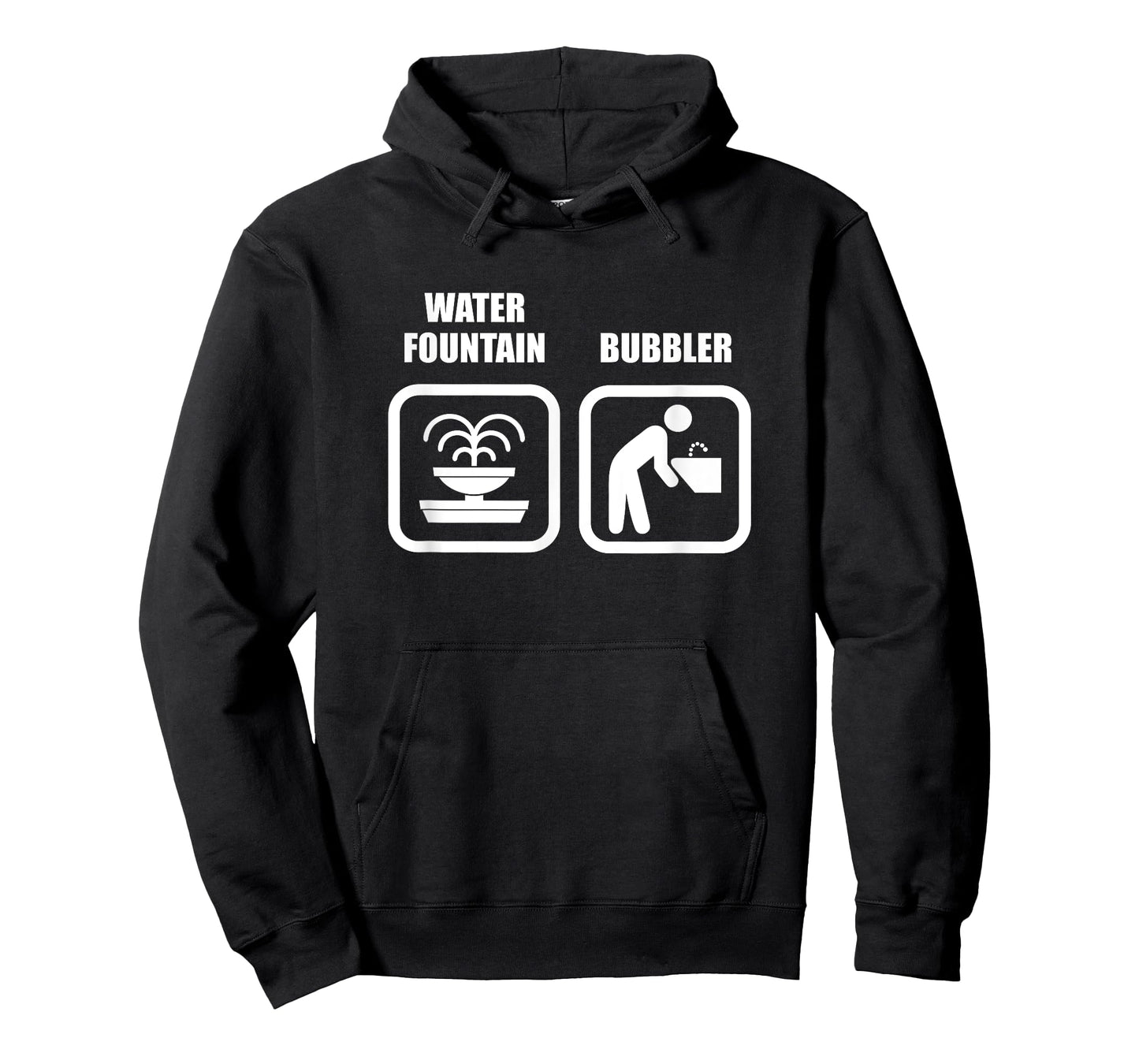 Funny Wisconsin Humor - Water Fountain Vs Bubbler T-Shirt