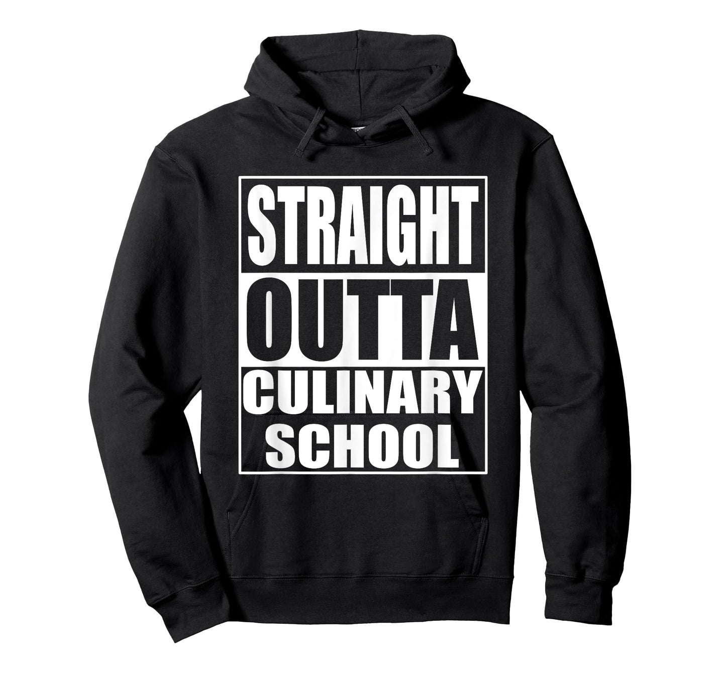 Funny Straight Outta Culinary School Graduation Gift T-Shirt