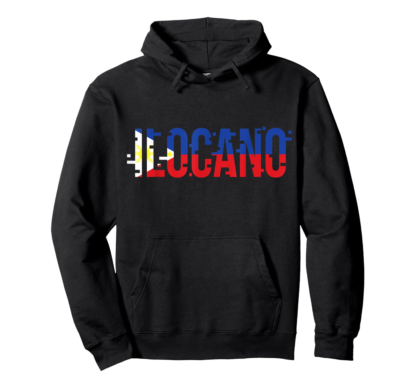 Tatak Noypi Clothing, Inc. Ilocano Filipino Filipina Philippines Flag Pinoy Design Unisex-Adults Black Short Sleeve Classic Fit T-Shirt