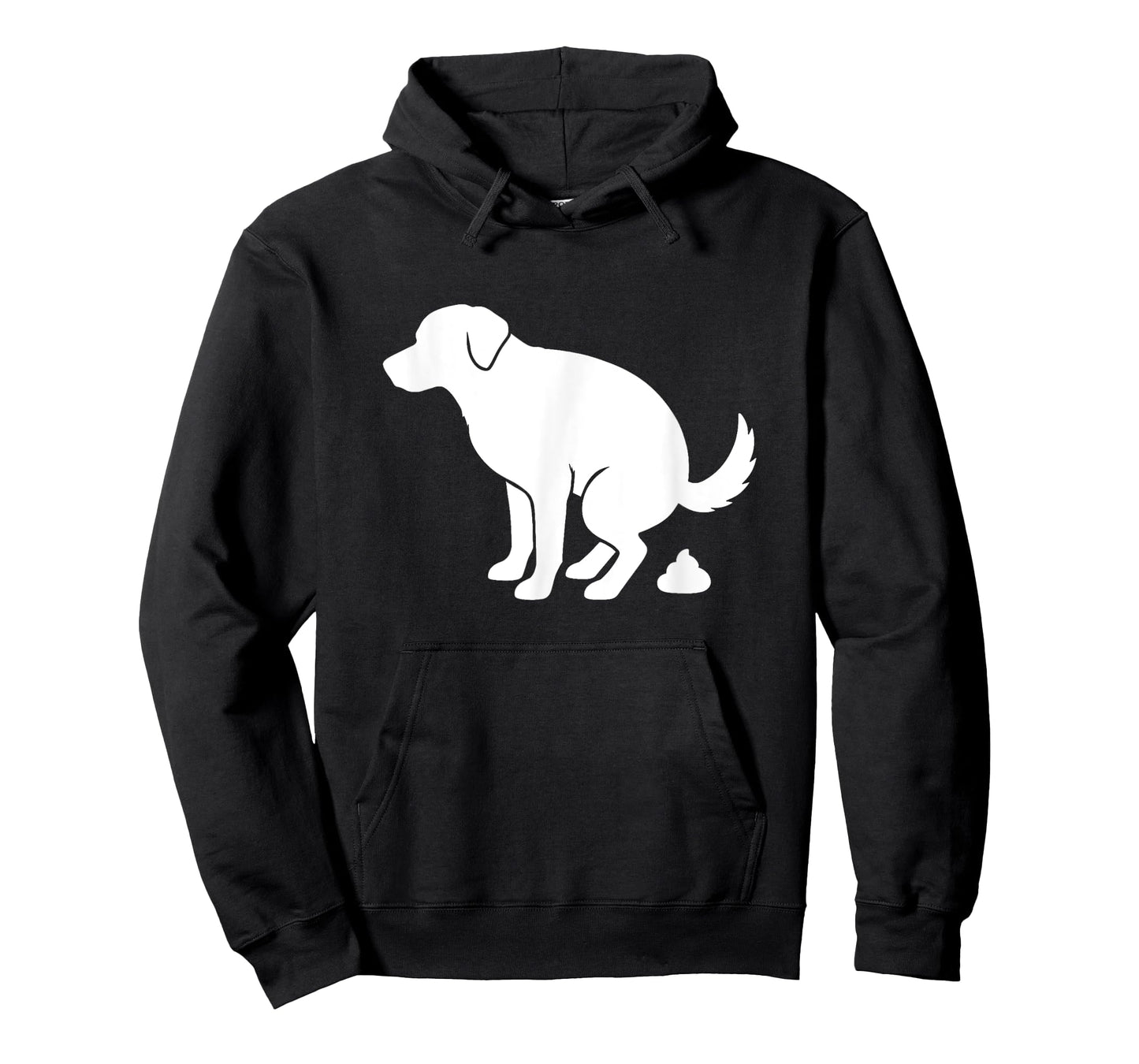Funny Dog Silhouette Costume for Pooping Dogs Lovers T-Shirt