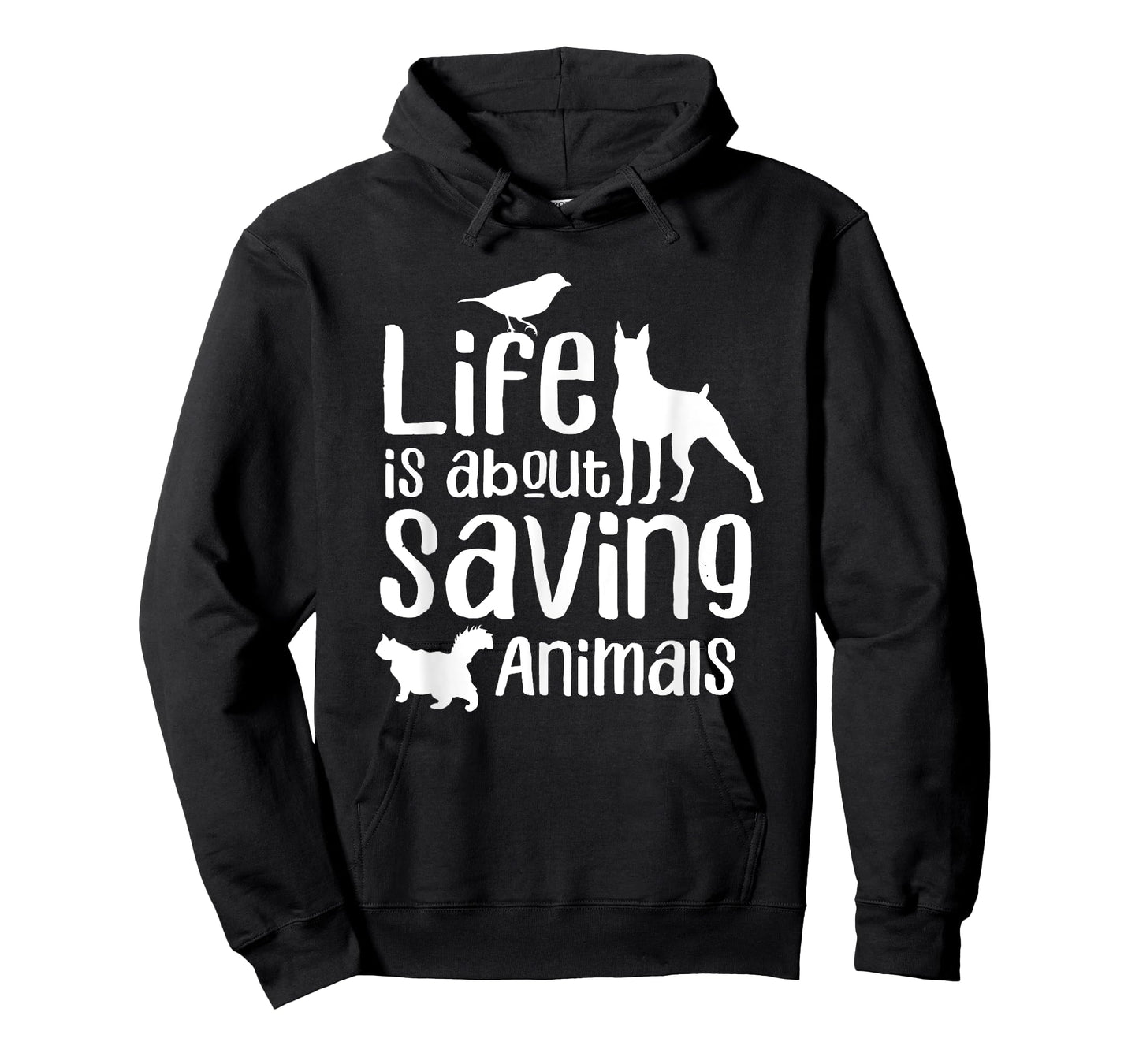 Life Is About Saving Animals Rescuer Animal Rescue Save T-Shirt