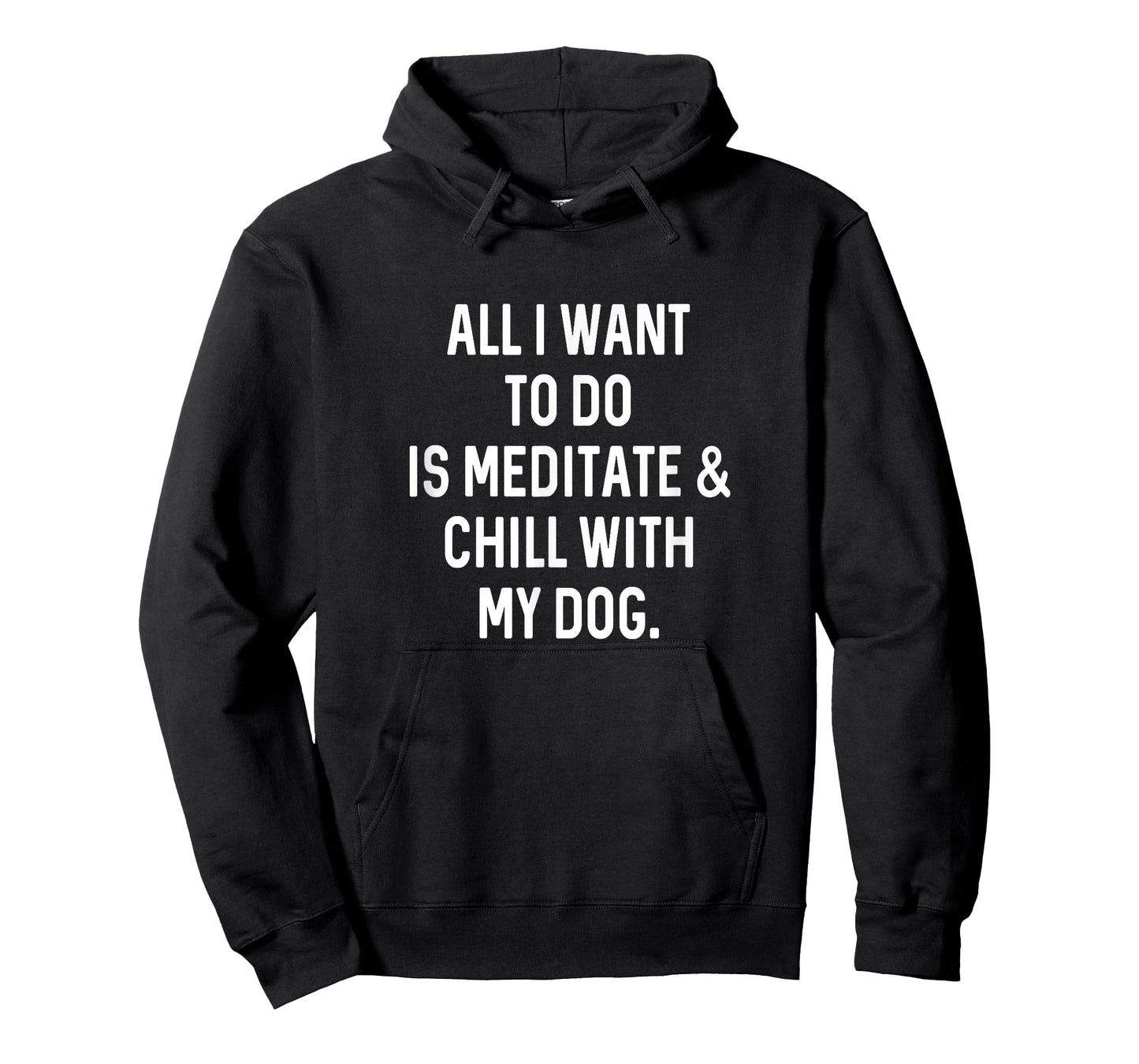 Funny Spiritual Gifts For Women Men Chill With Dog Meditate T-Shirt