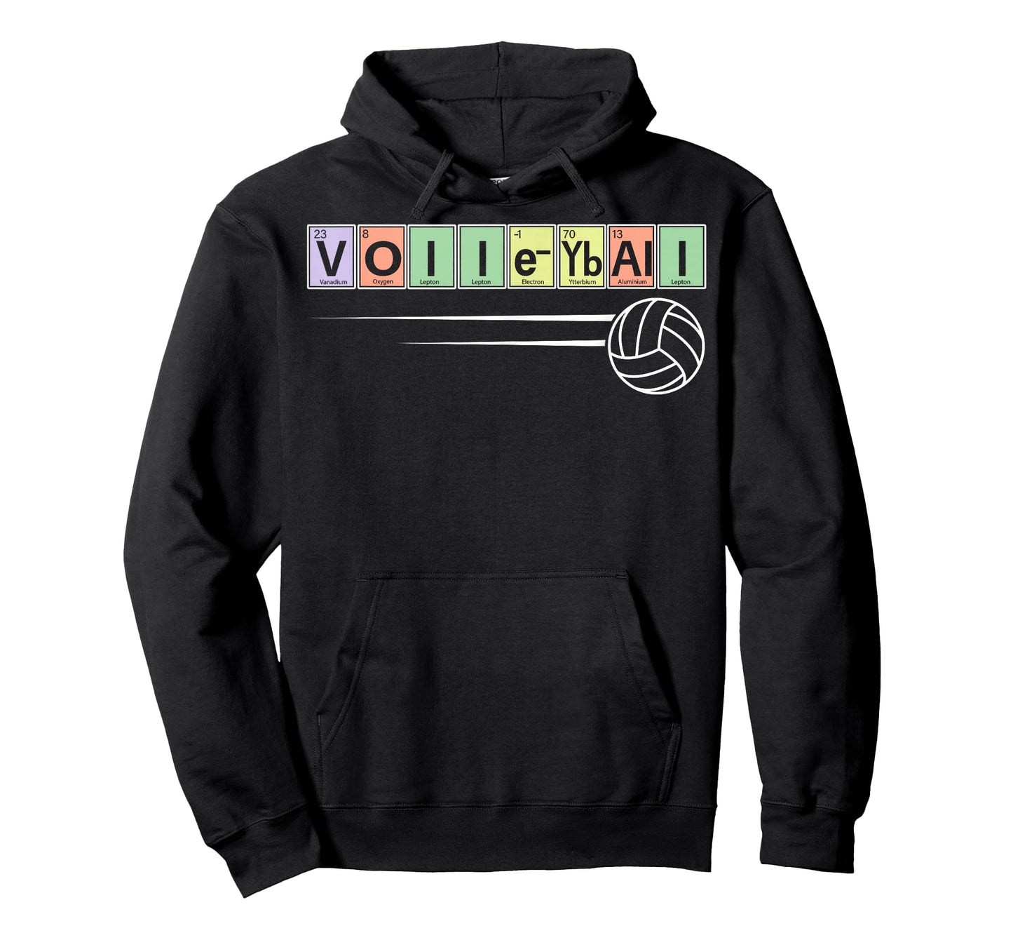 Periodic Table Of Elements - Volleyball Sport Chemistry T-Shirt