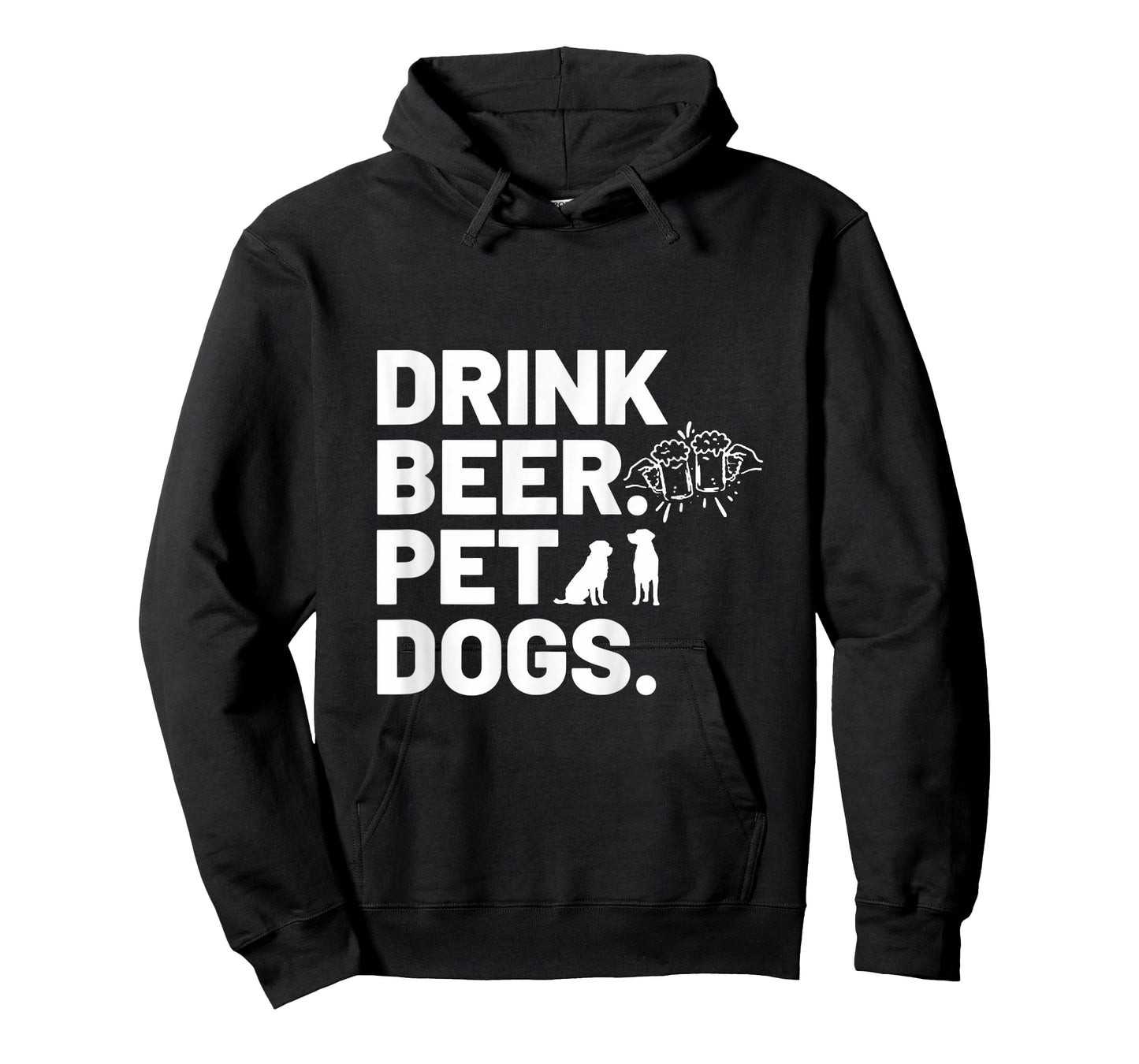 Drink Beer. Pet Dogs. Dog Lover T-Shirt for Men Women