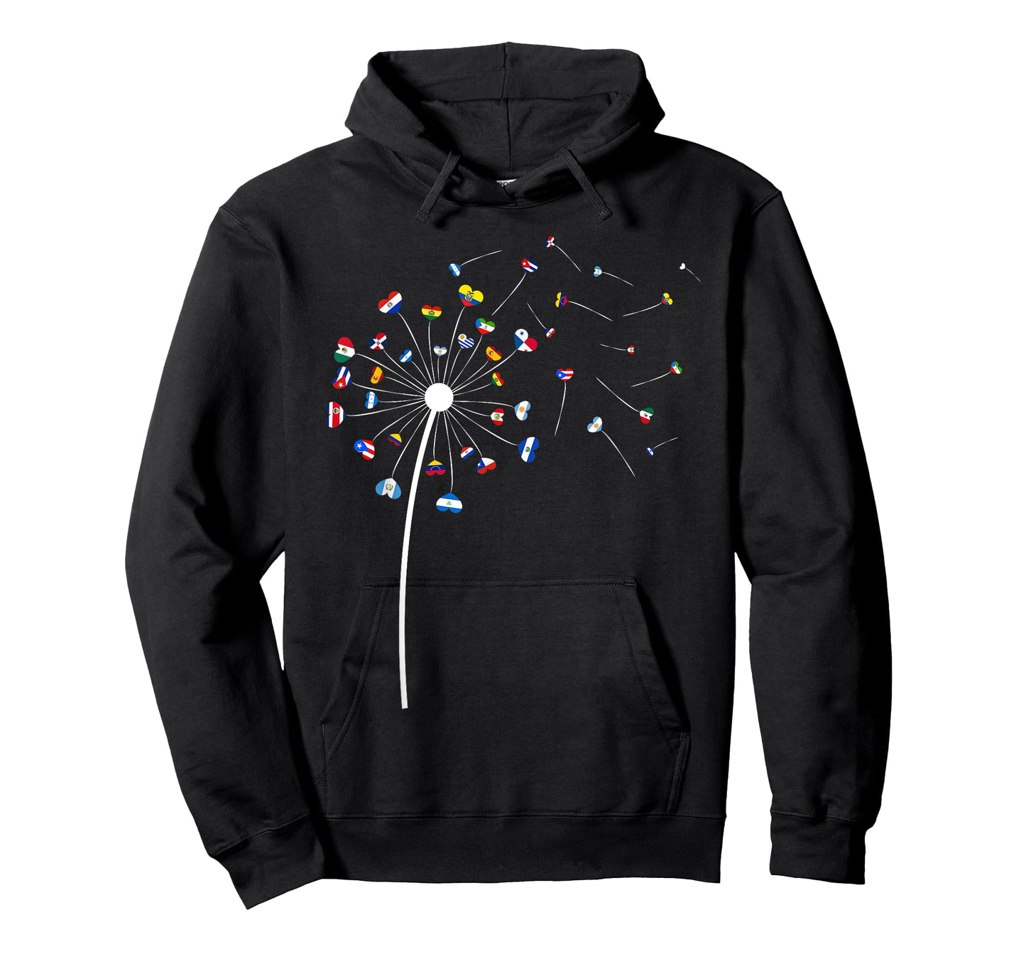 Dandelions Latina Countries Flag Hispanic Heritage Month Men T-Shirt
