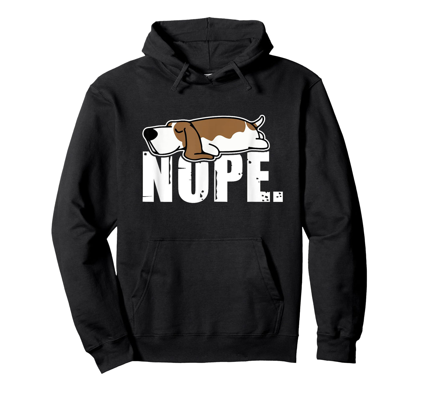 Nope Lazy Basset Hound Dog Sleeping Funny Dog Lovers T-shirt Men Women Kids T-Shirt