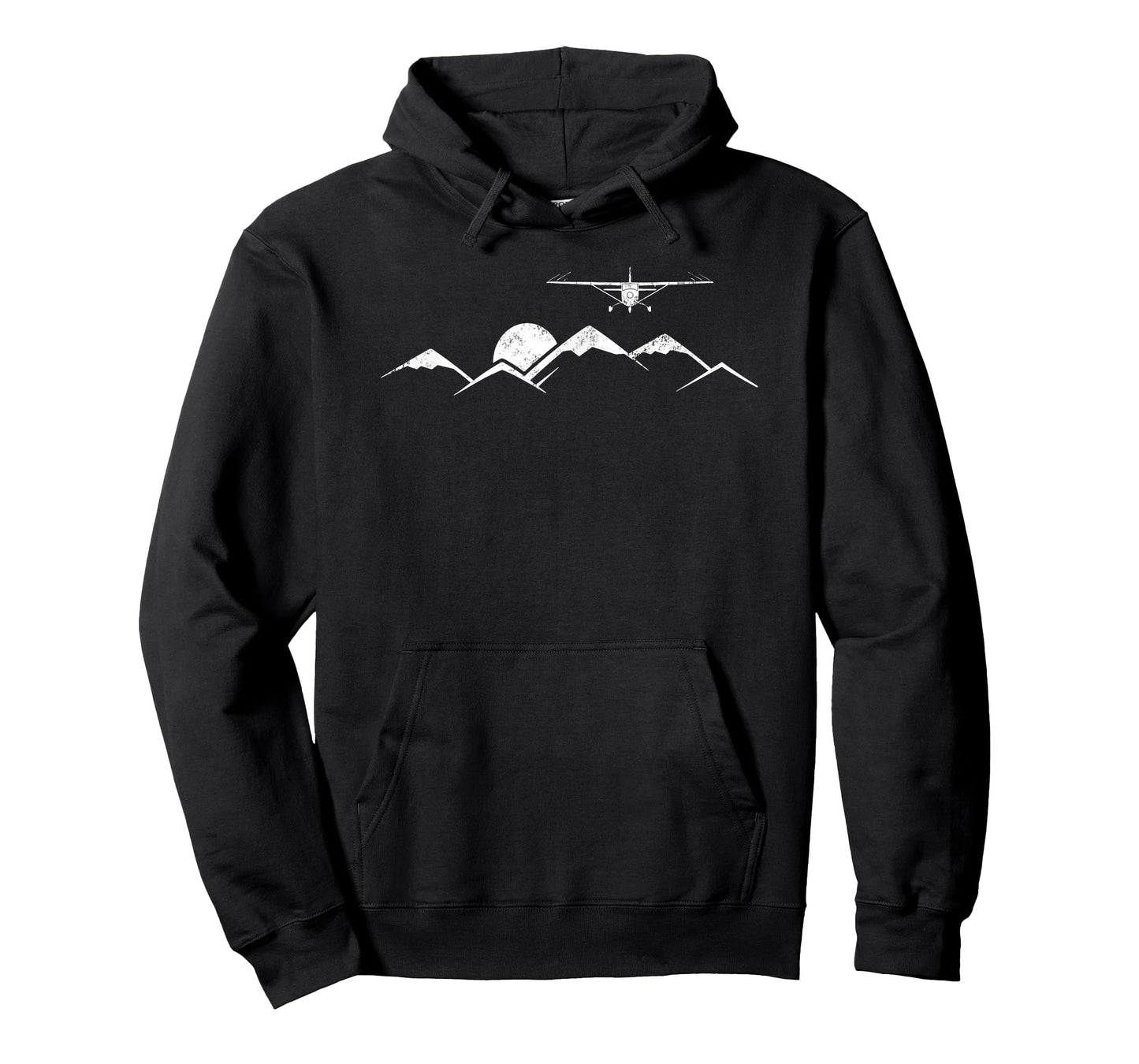 Airplane Over Mountains Gift for Pilots T-Shirt Small