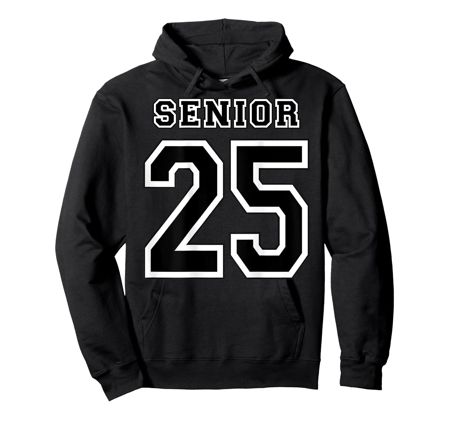 Class of 2025 High School Senior 25 On Back Graduation T-Shirt