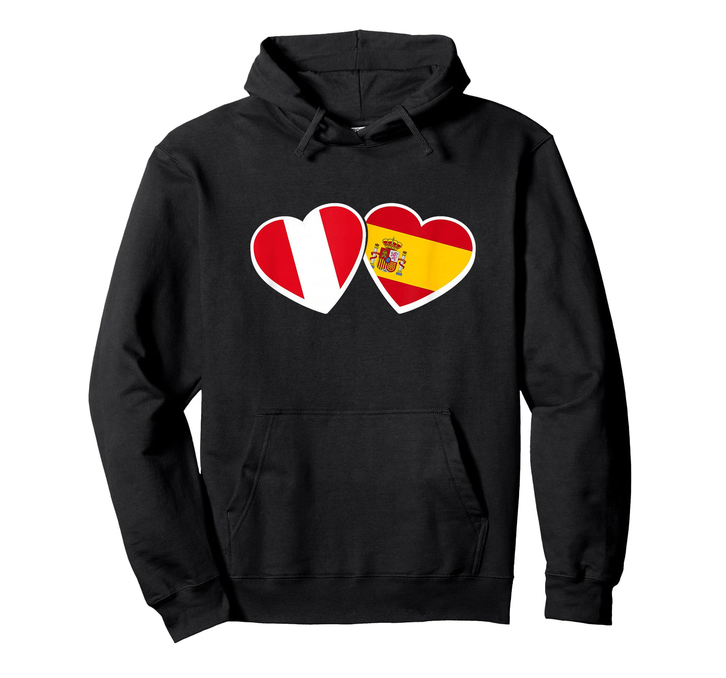Peru Spain Love Flag Spaniard Peruvian T-Shirt
