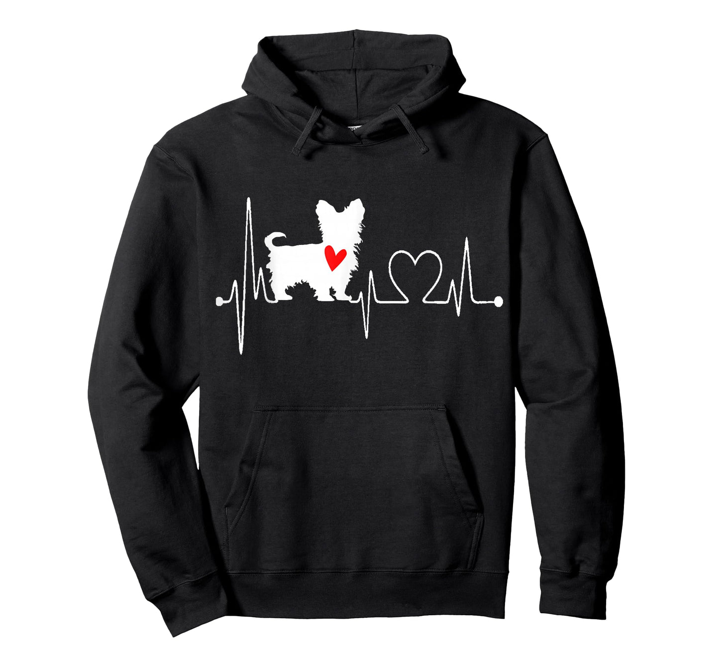 Morkie My Heartbeat EKG Funny Dogs My Cardio Dog Lovers T-Shirt