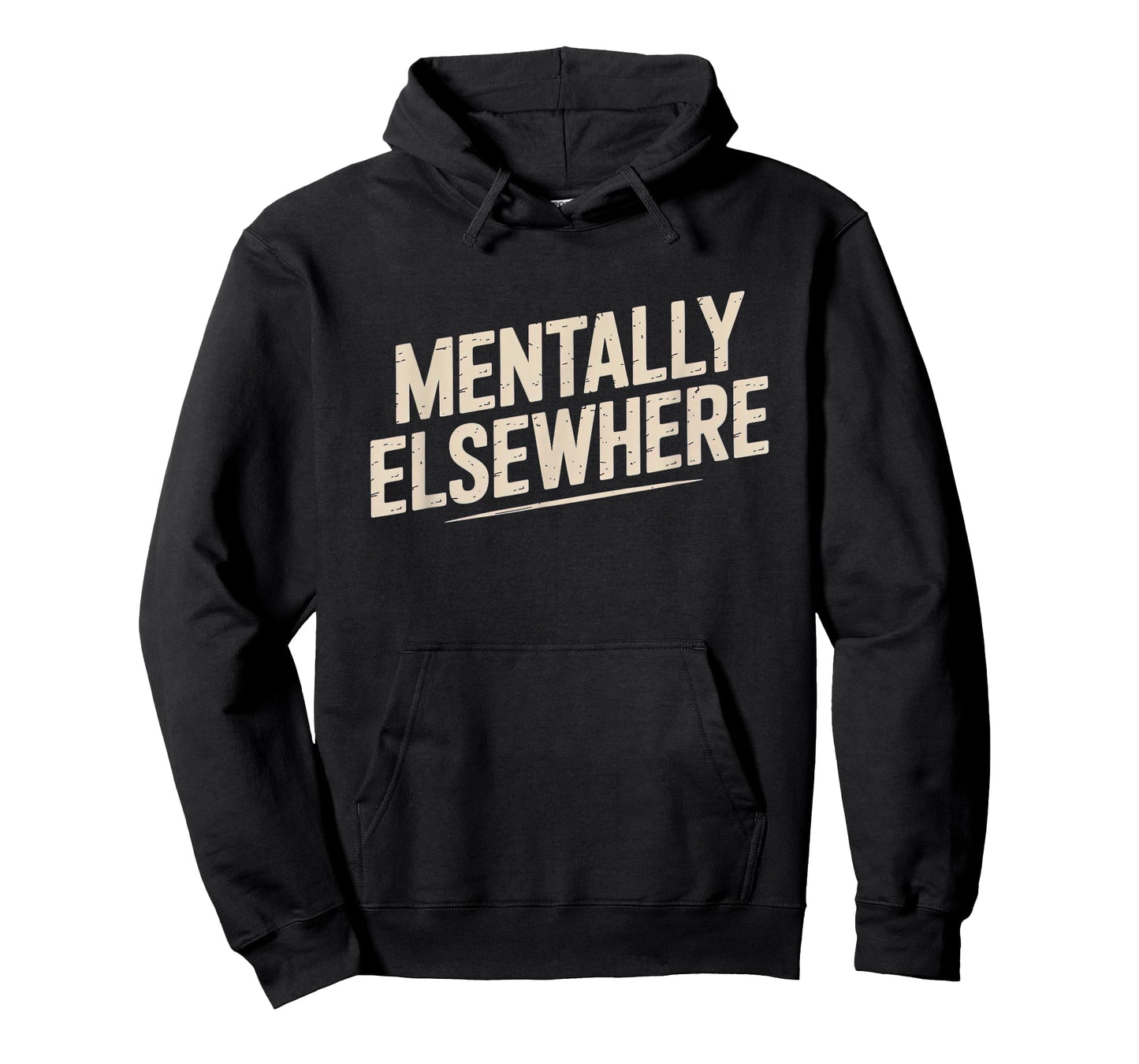 Mentally Elsewhere Introvert Funny Relatable Sarcastic T-Shirt
