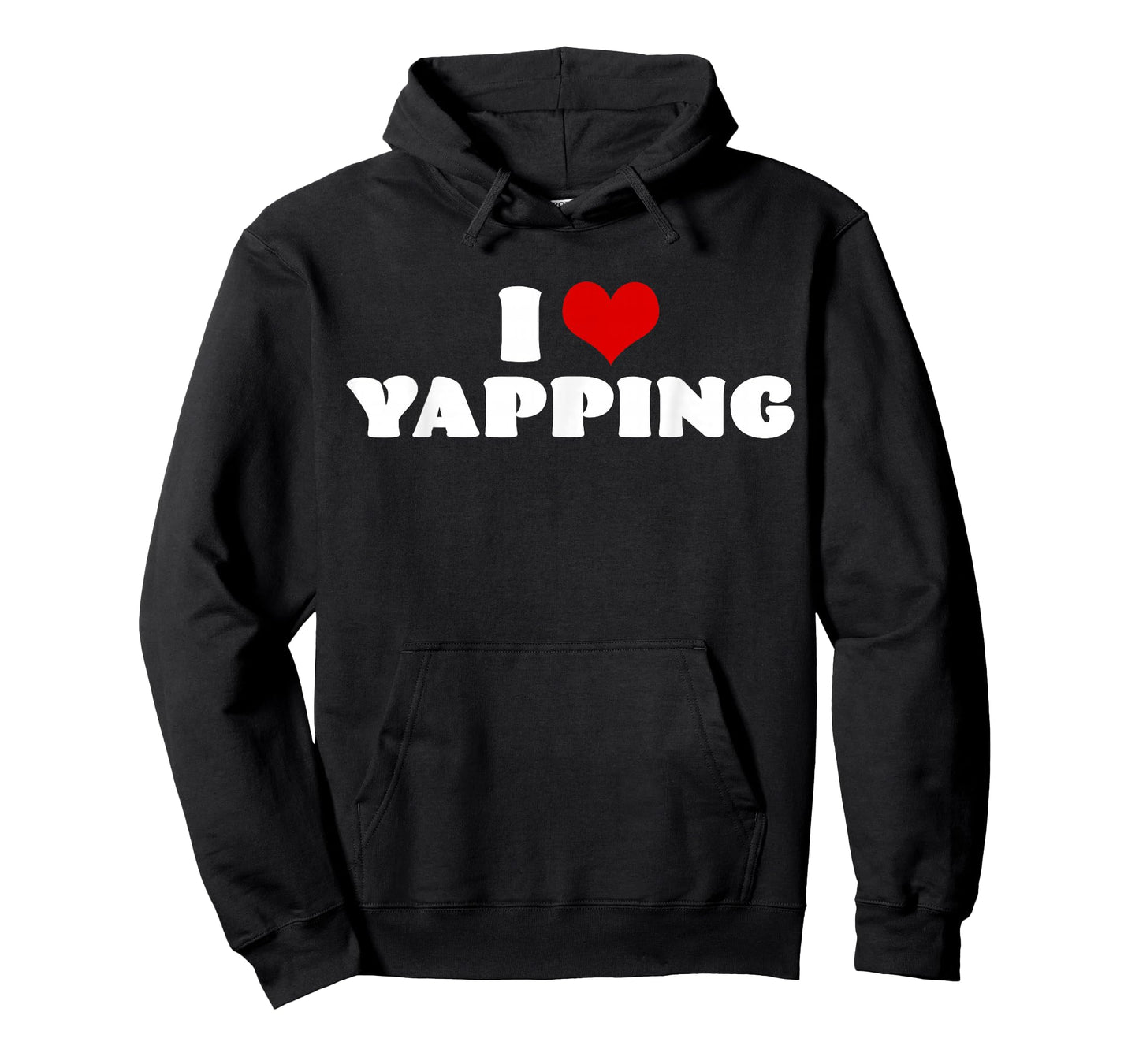 I Love Yapping I Heart Yapping Red Heart Funny T-Shirt