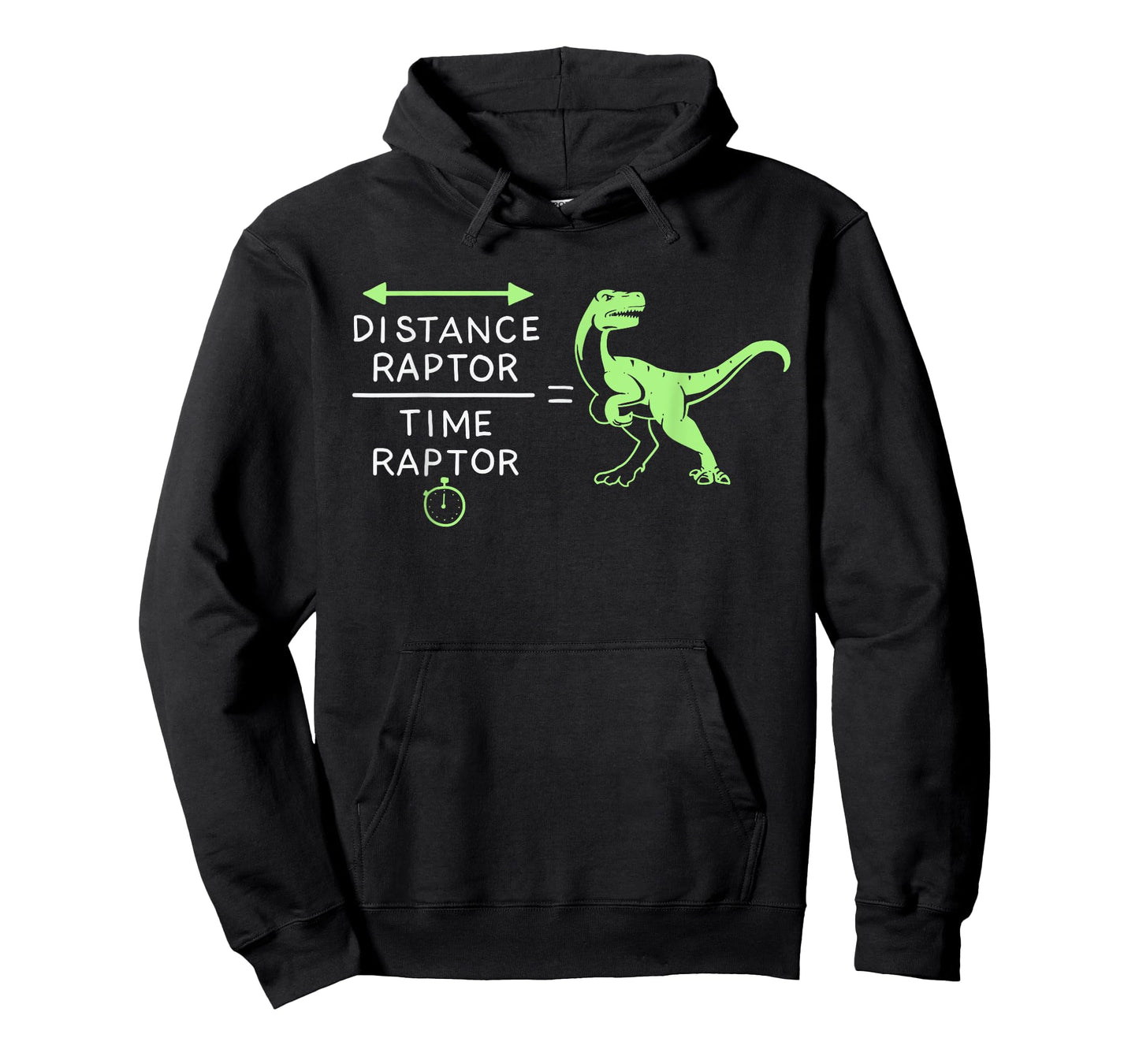 Distance Raptor Over Time Raptor Equals Velociraptor T-Shirt T-Shirt