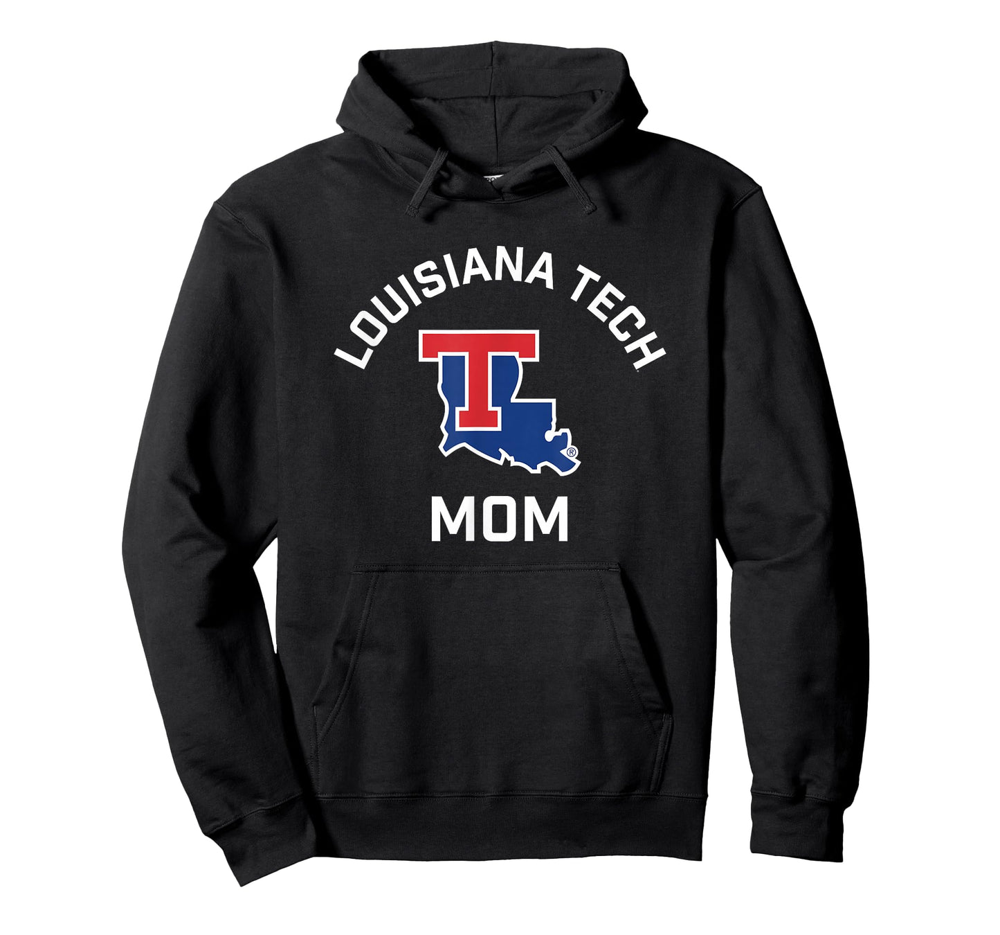 Louisiana Tech Bulldogs Arched Mom T-Shirt