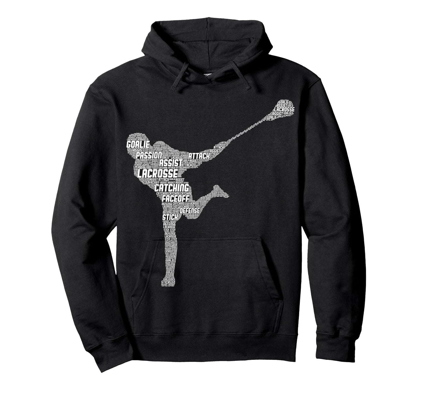 Lacrosse Player Youth Kids Boys Men T-Shirt