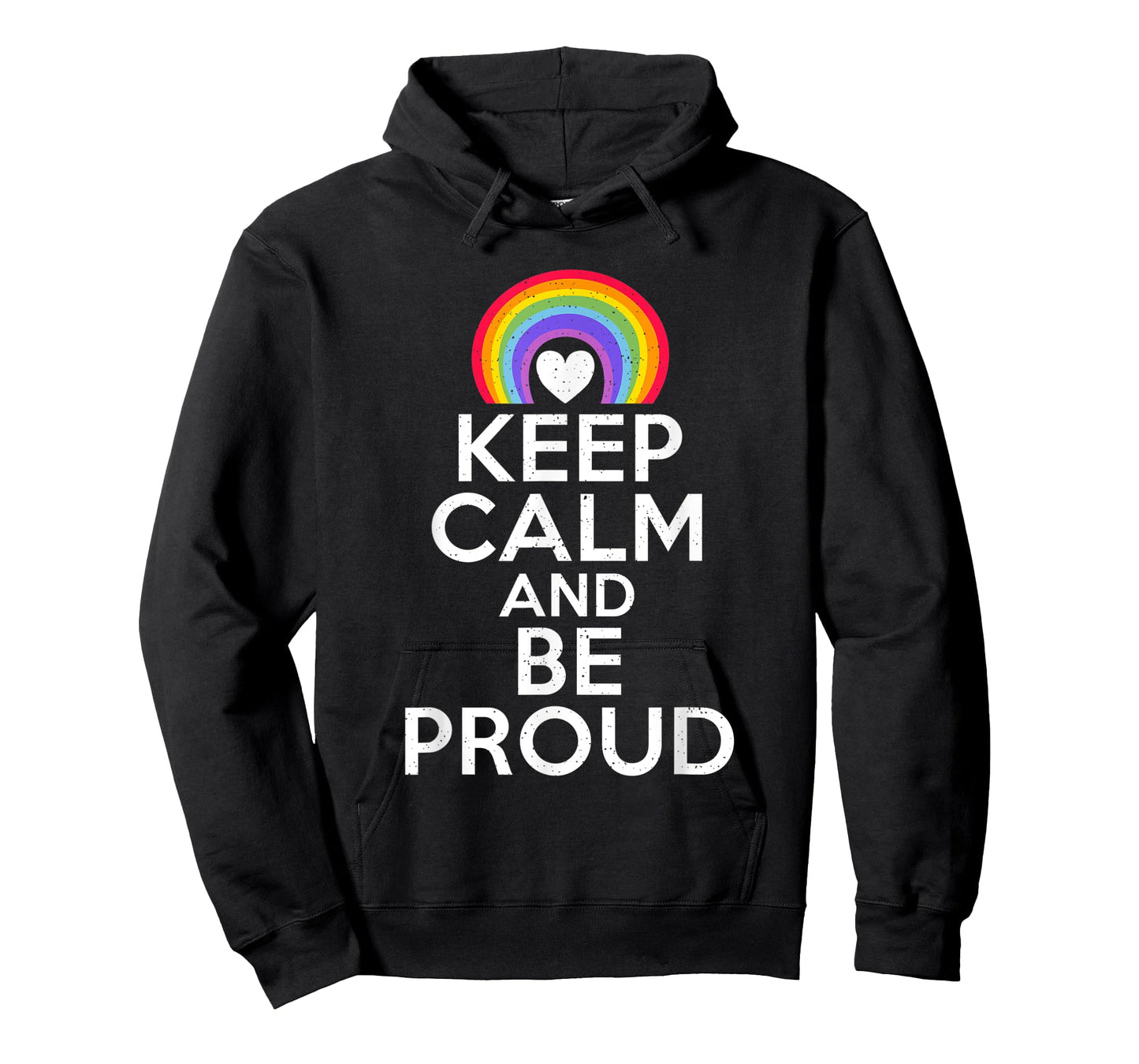 Keep Calm and be Proud Bisexual Lesbian Gay Pride T-Shirt