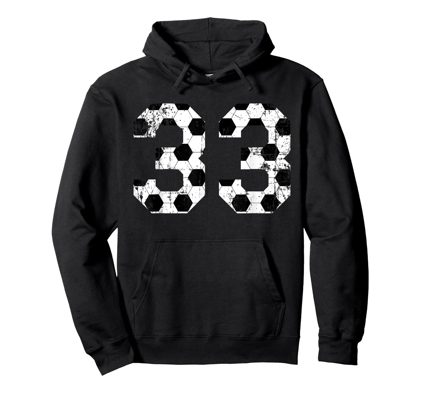 Vintage Soccer 33 Jersey Number T-Shirt
