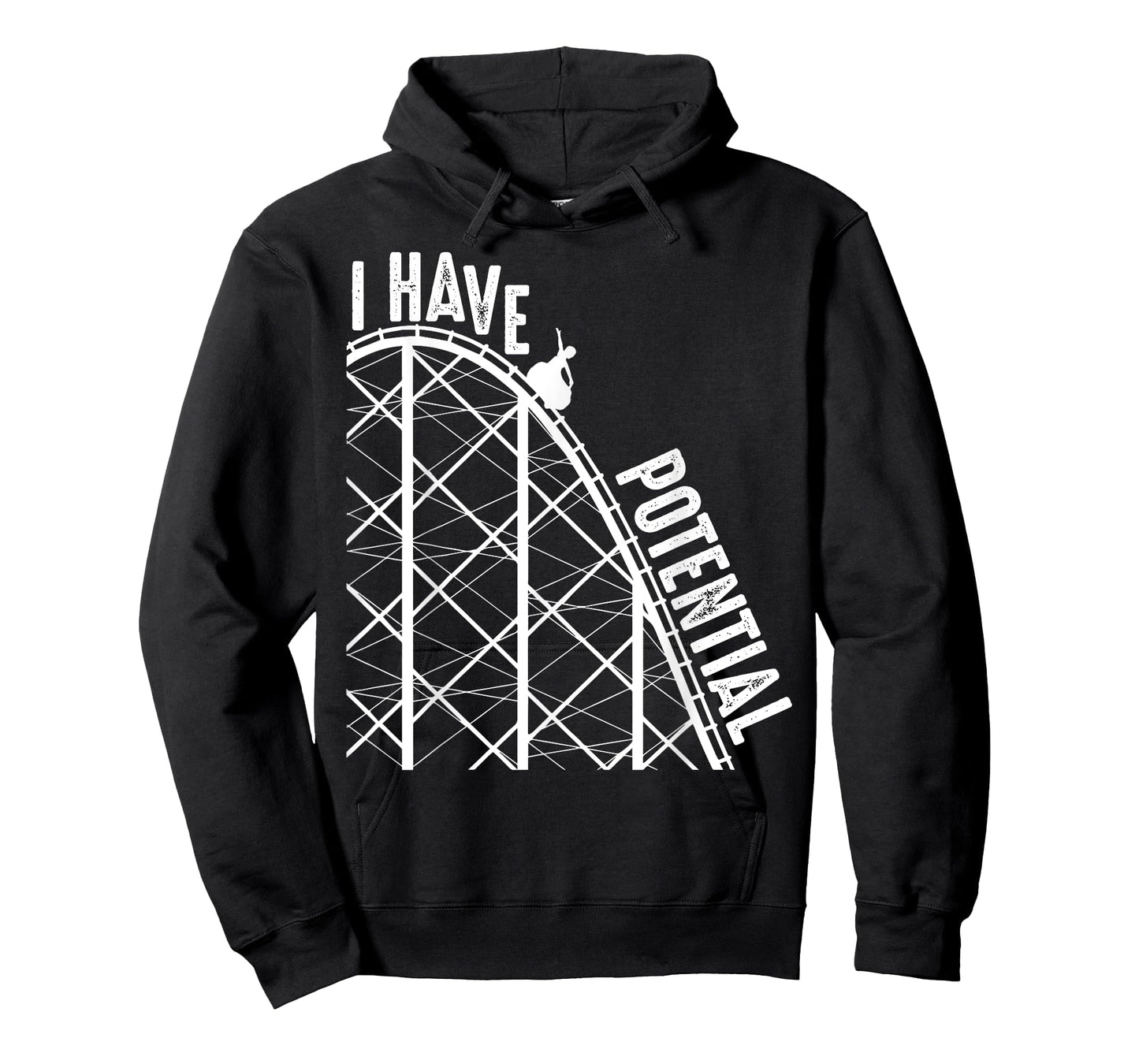 Funny I Have Potential | Cool Roller Coaster Physics Gift T-Shirt