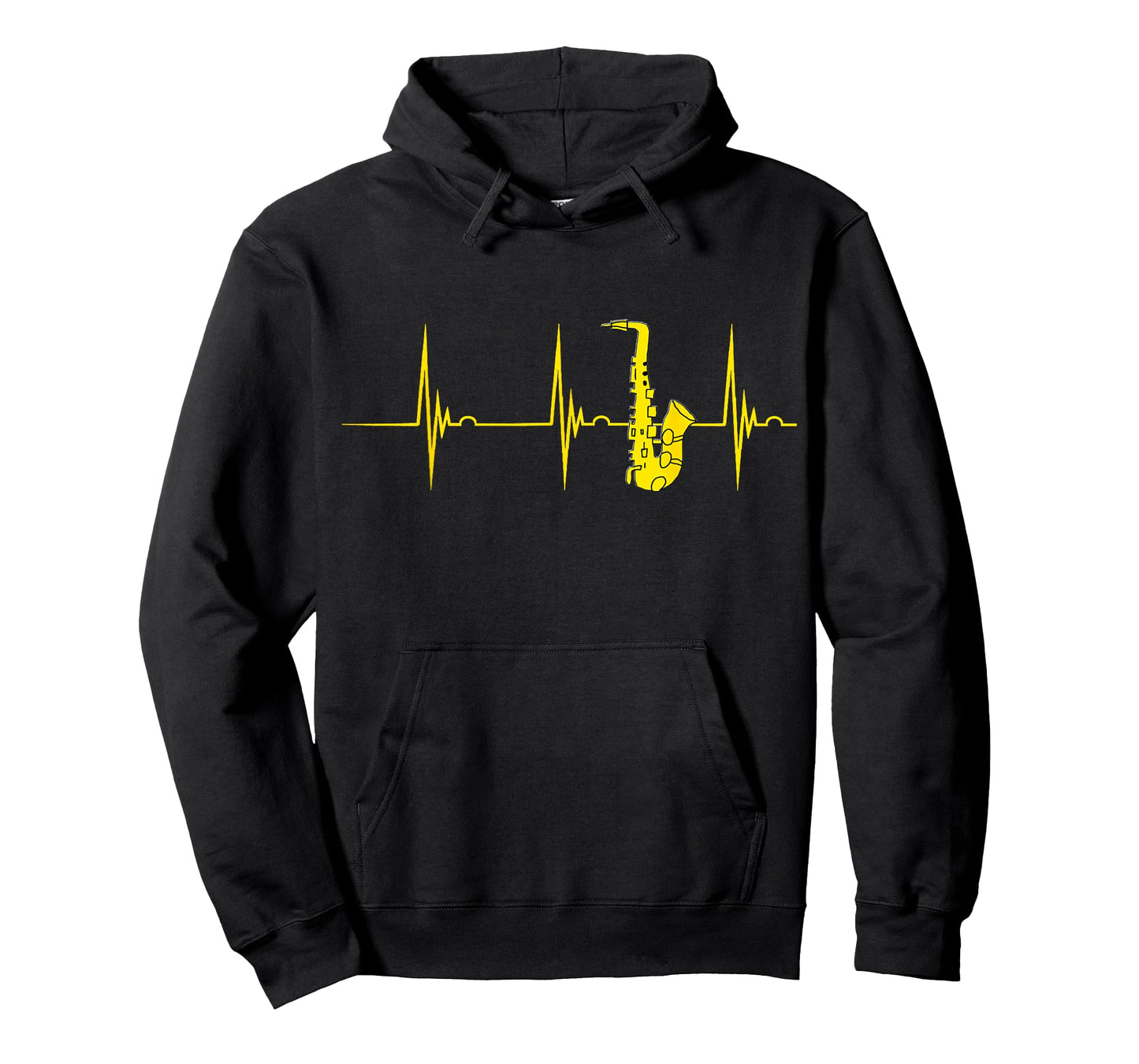 Saxophone Heartbeat Alto Sax EKG Pulseline Jazz Band T-Shirt T-Shirt
