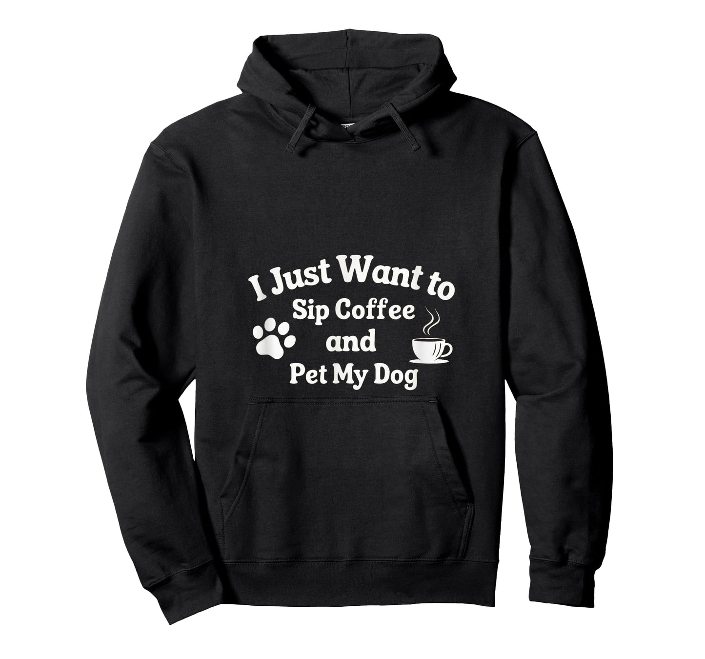 Sip Coffee and Pet My Dog Funny for Dog Lovers T-Shirt