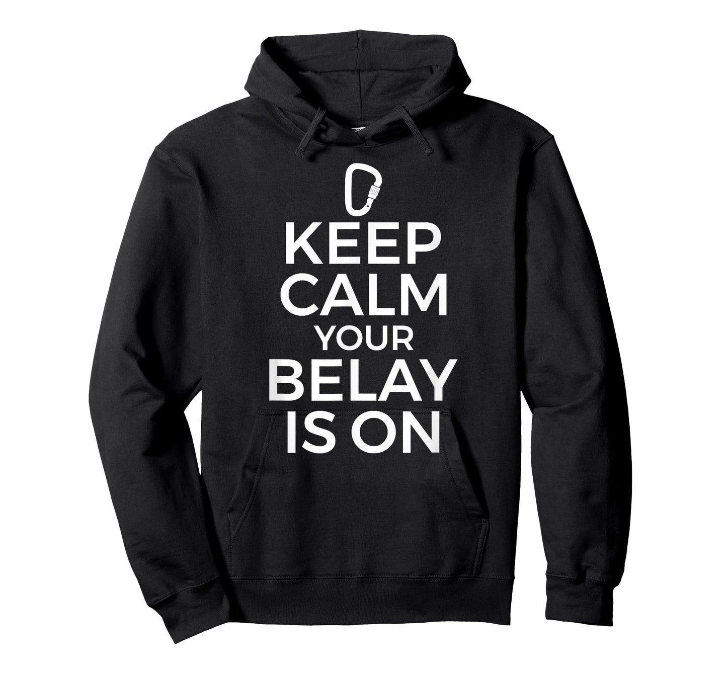 Rock Climbing Climber Graphic - Keep Calm Belay is On T-Shirt