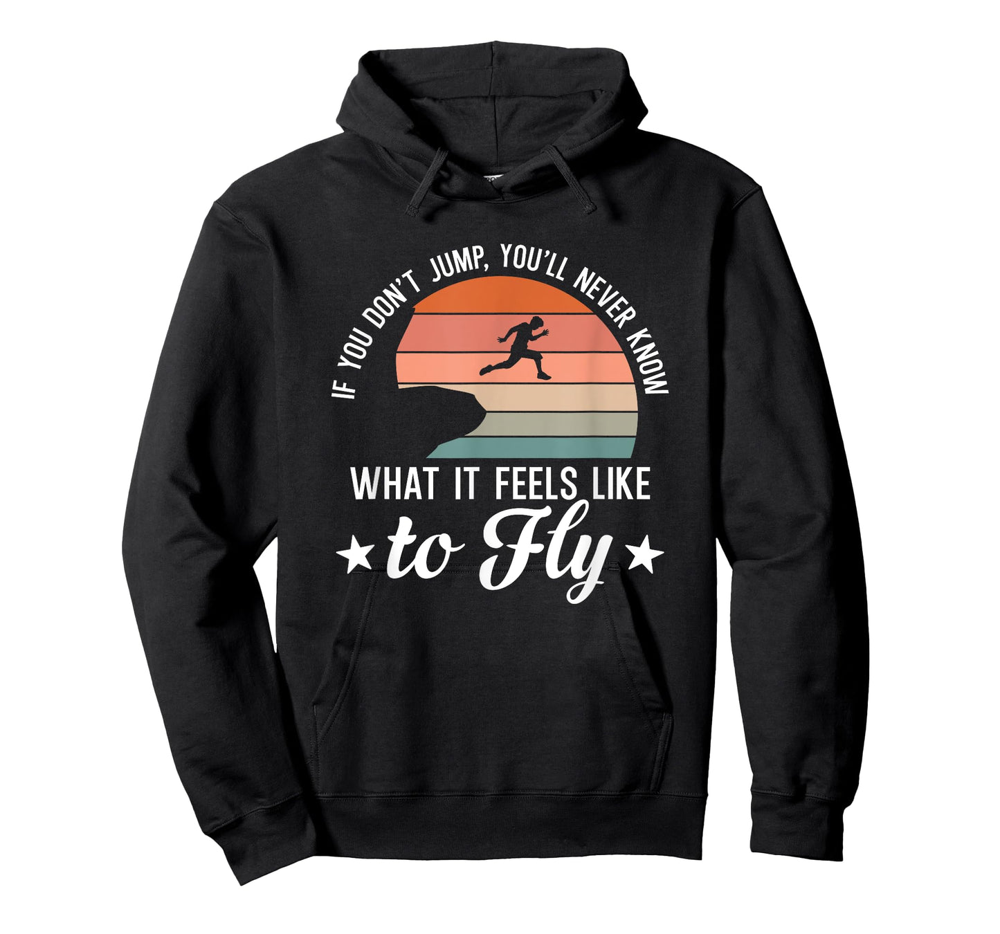 Feel To Fly Extreme Jumping Cliff Diver Vintage Cliff Diving T-Shirt