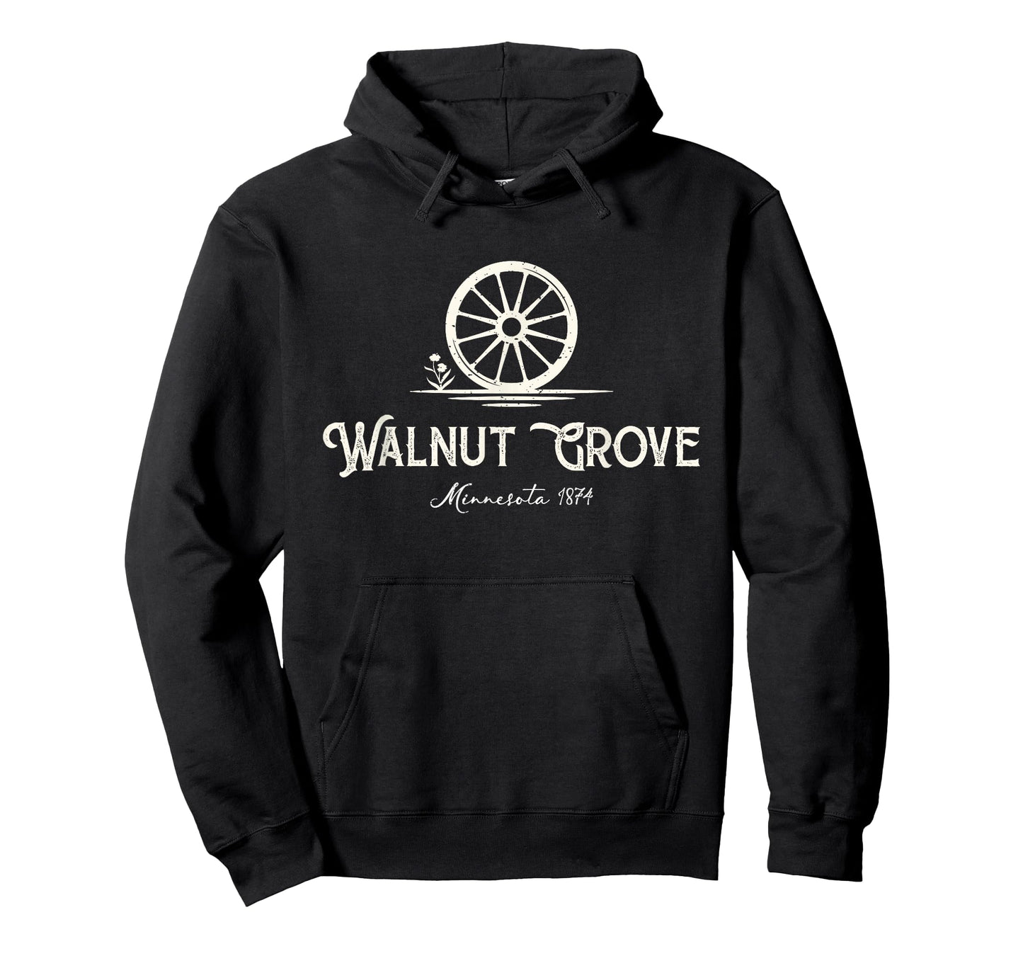 Walnut Grove Minnesota USA est. 1874, prairie wagon wheel T-Shirt