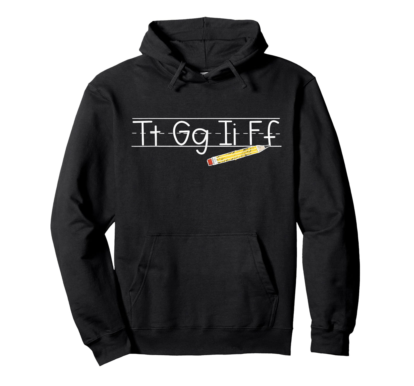Womens TGIF - Tt Gg Ii Ff - Pencil Alphabet Funny Teachers T-Shirt