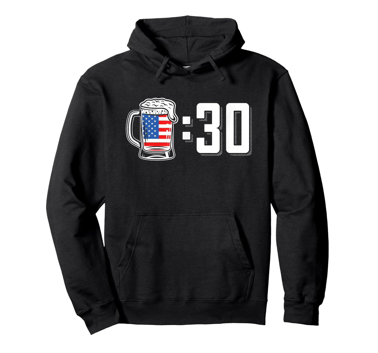 Beer 30 American Flag 4th of July Drinking Party T-Shirt