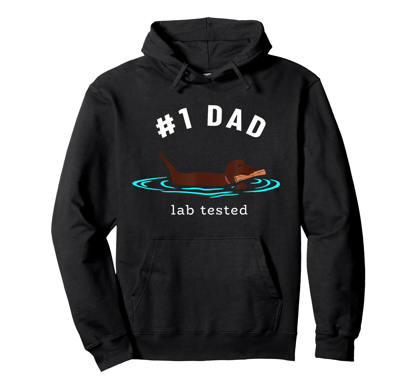 Lab Dad Chocolate Labrador Retriever Dog #1 Dad Men T-Shirt
